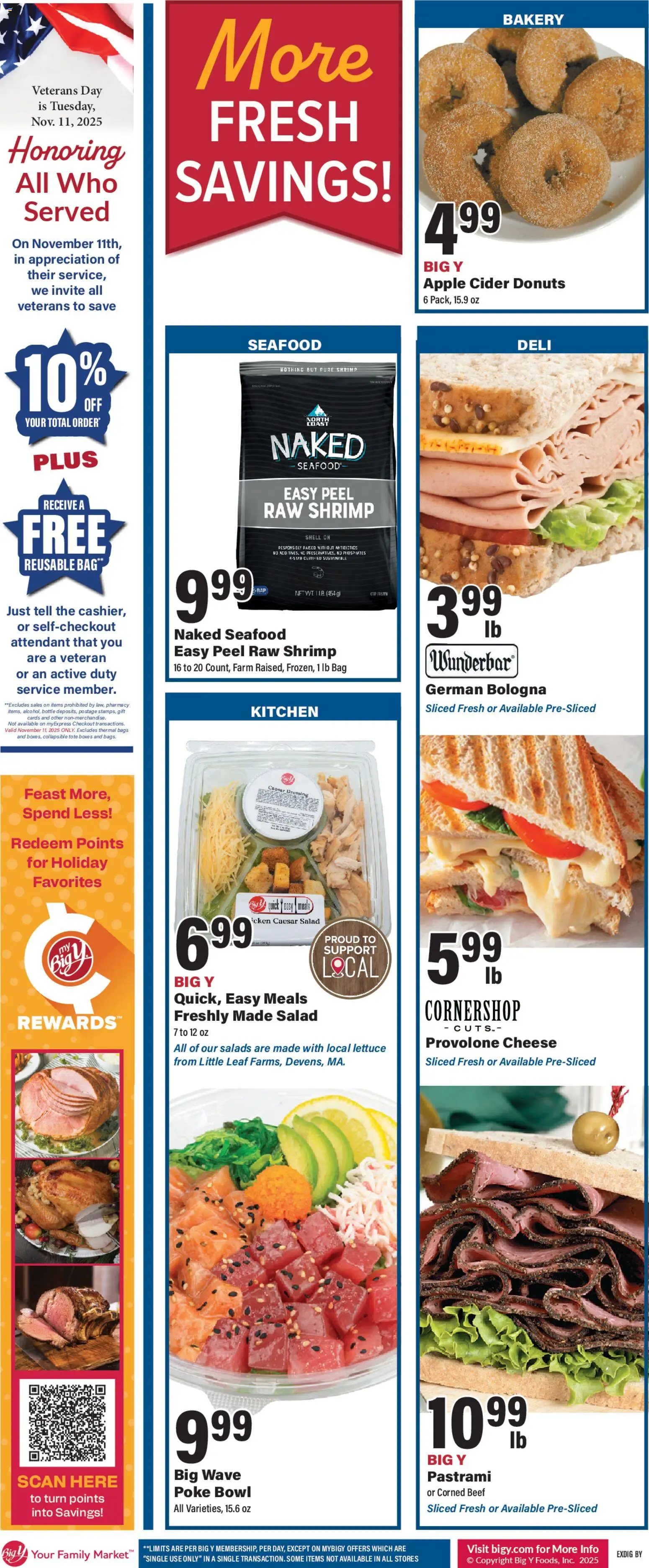 Big Y Weekly Ad - valid from 06.11.2025 | Page: 2 | Products: Cider, Cheese, Beef, Bag