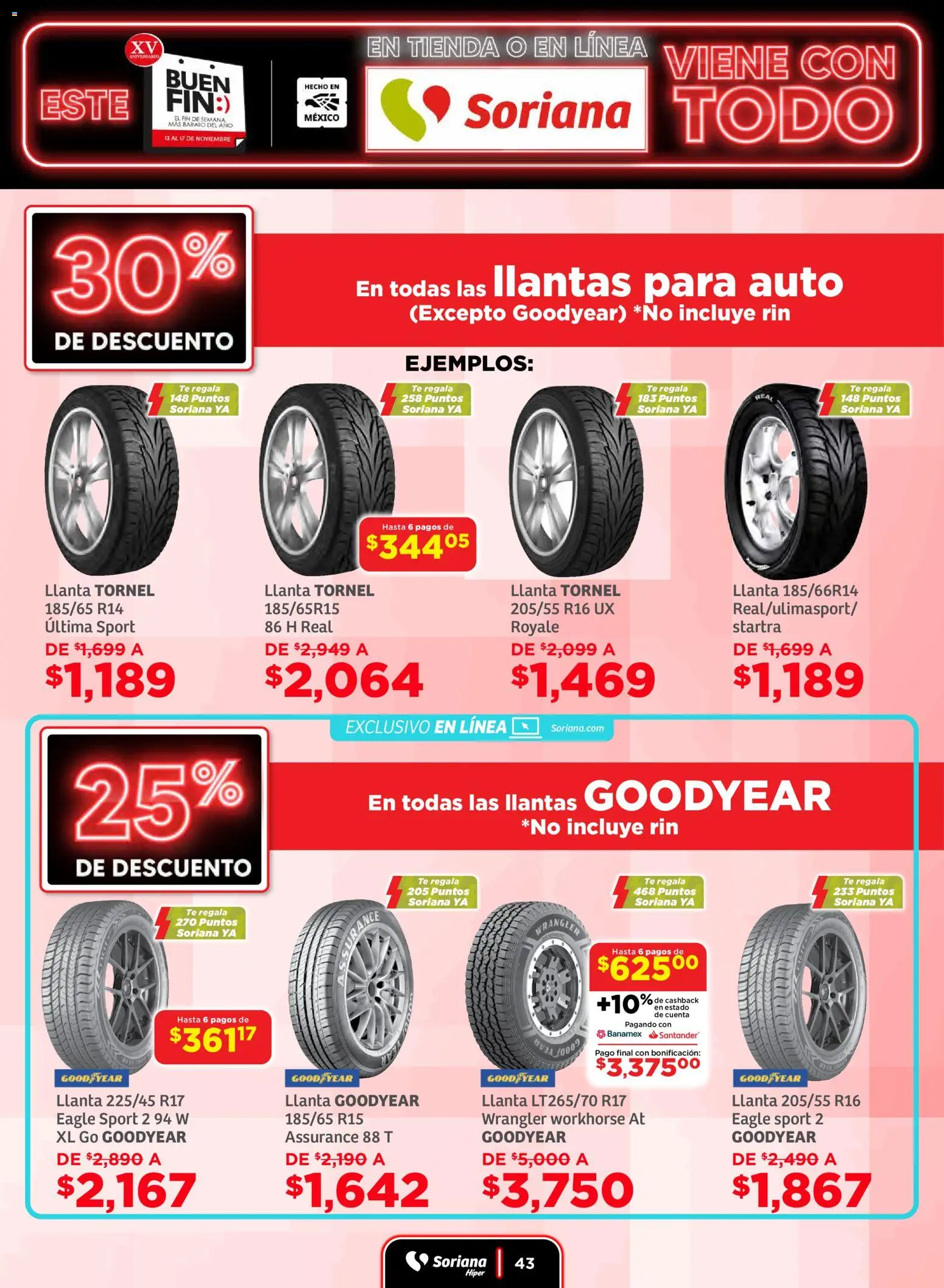 Nuevas ofertas de Soriana válidas en toda la República Mexicana desde el 13.11.2025. ¡Encuentra las mejores ofertas en Soriana Buen Fin ! | Página: 43 | Productos: Té