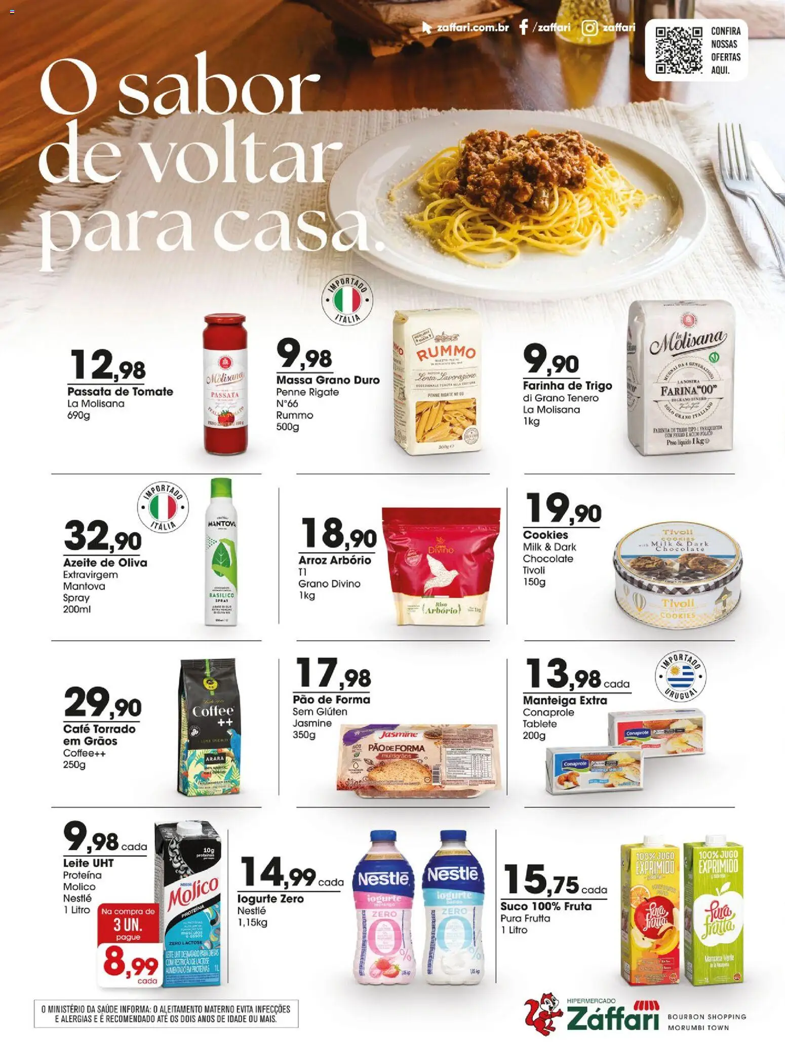 Zaffari Folheto - válido de 03.03.2026 | Página: 24 | Produtos: Café, Chocolate, Suco, Pão de forma