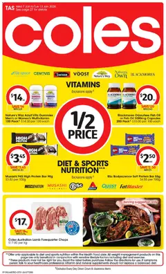 Preview of Coles Catalogue TAS - valid from 07.01.2026