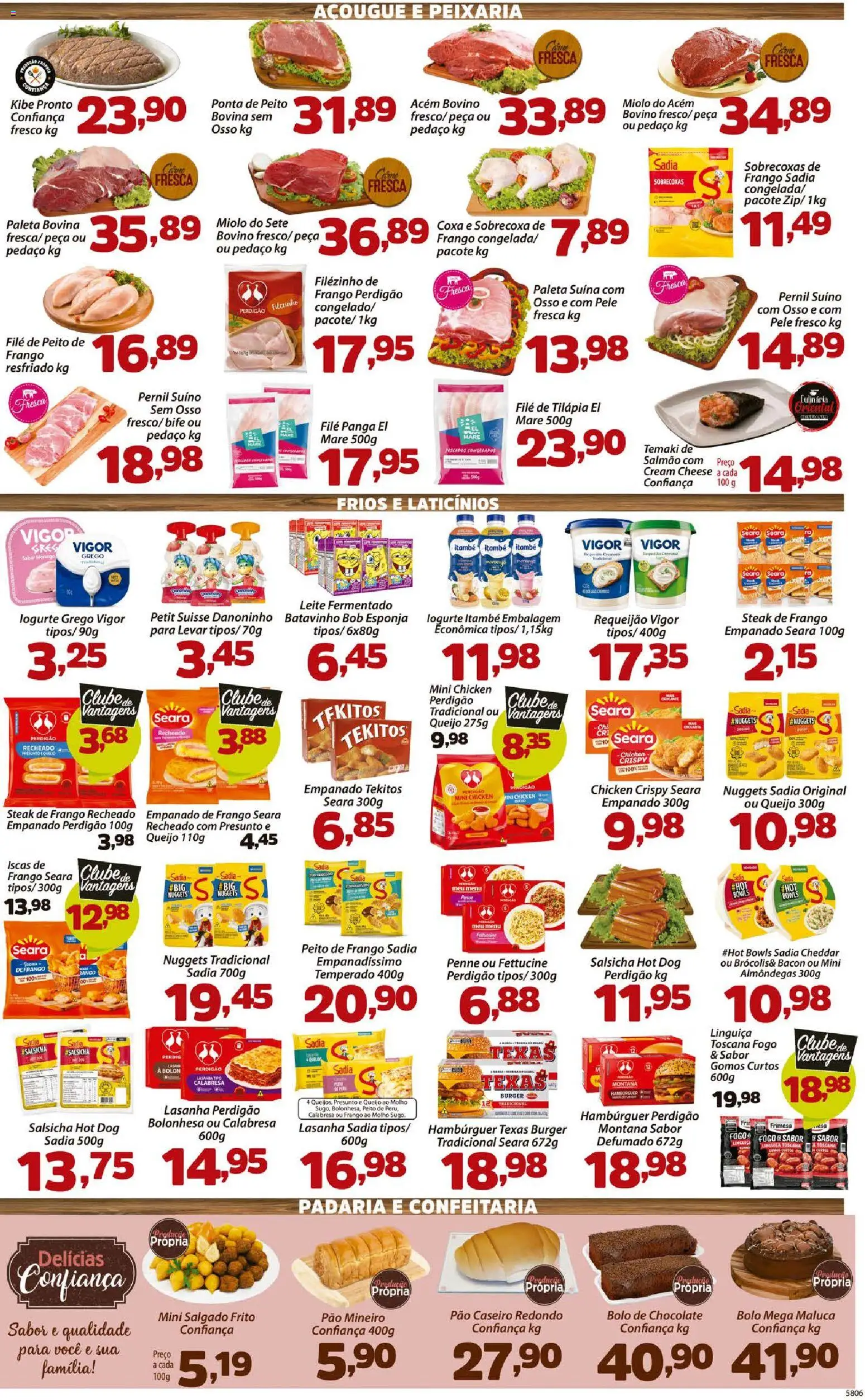 Confiança Folheto - válido de 20.01.2026 | Página: 3 | Produtos: Queijo, Chocolate, Cream cheese, Requeijão