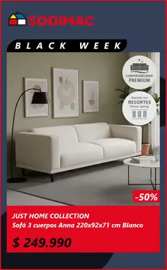 Sodimac - Black Friday válido desde el 18.11.2025 | Página: 3 | Productos: Sofá