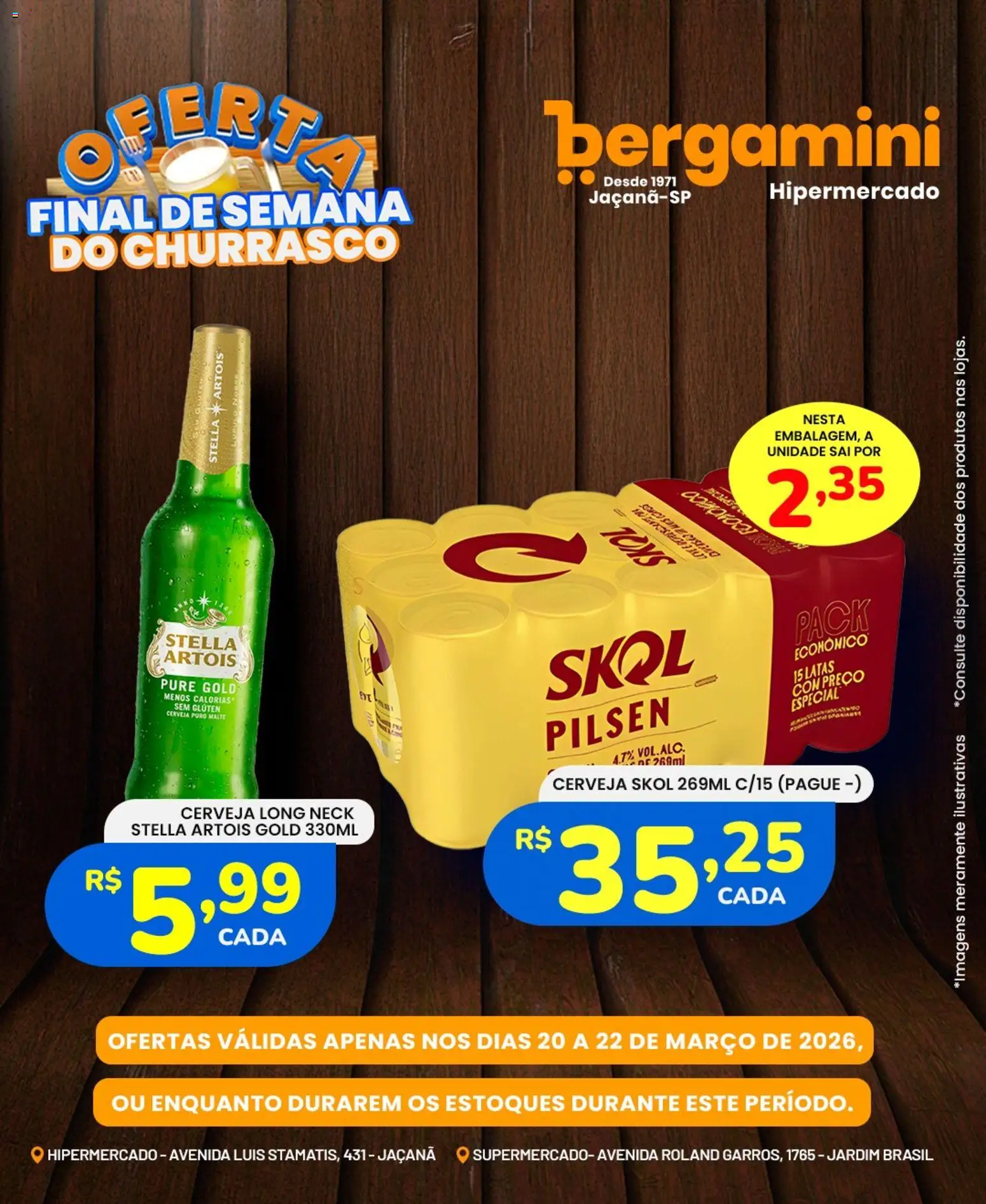 Supermercado Bergamini Folheto - válido de 20.03.2026 | Página: 9 | Produtos: Cerveja