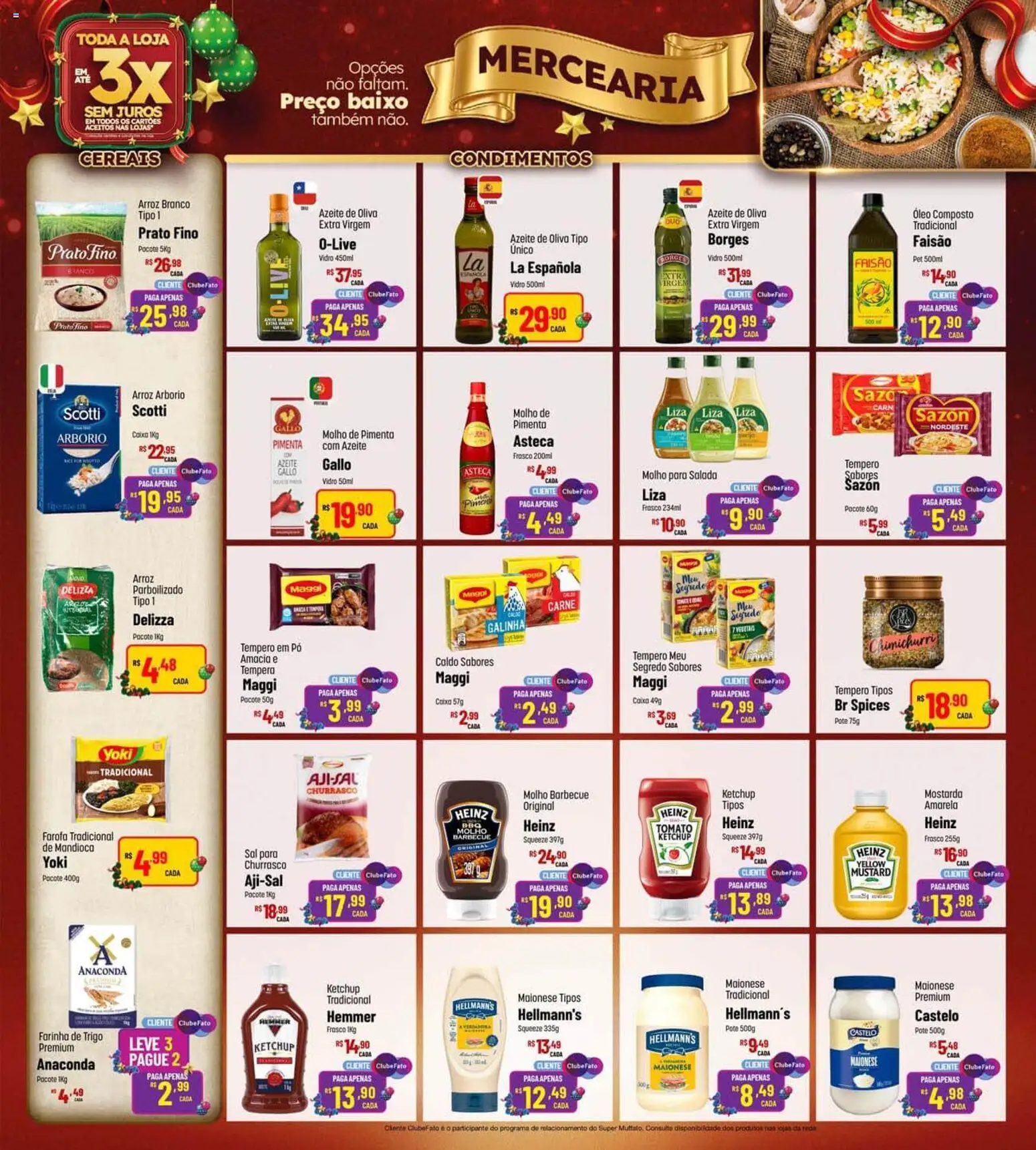 Super Muffato Folheto - válido de 02.12.2025 | Página: 11 | Produtos: Mandioca, Pimenta, Caixa, Sal