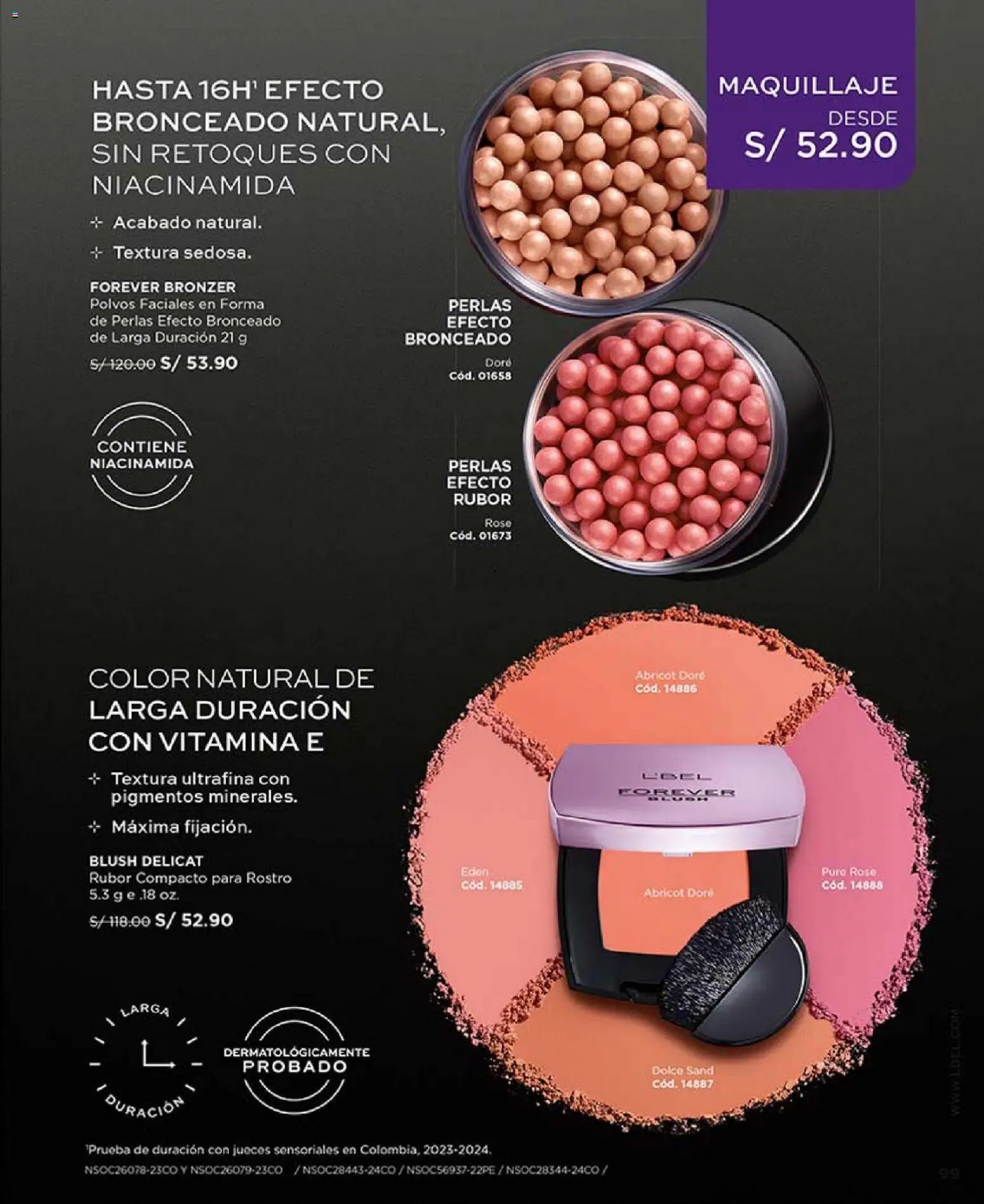 Catálogo L'Bel válido desde 17.01.2026 | Página: 99 | Productos: Maquillaje, Rubor