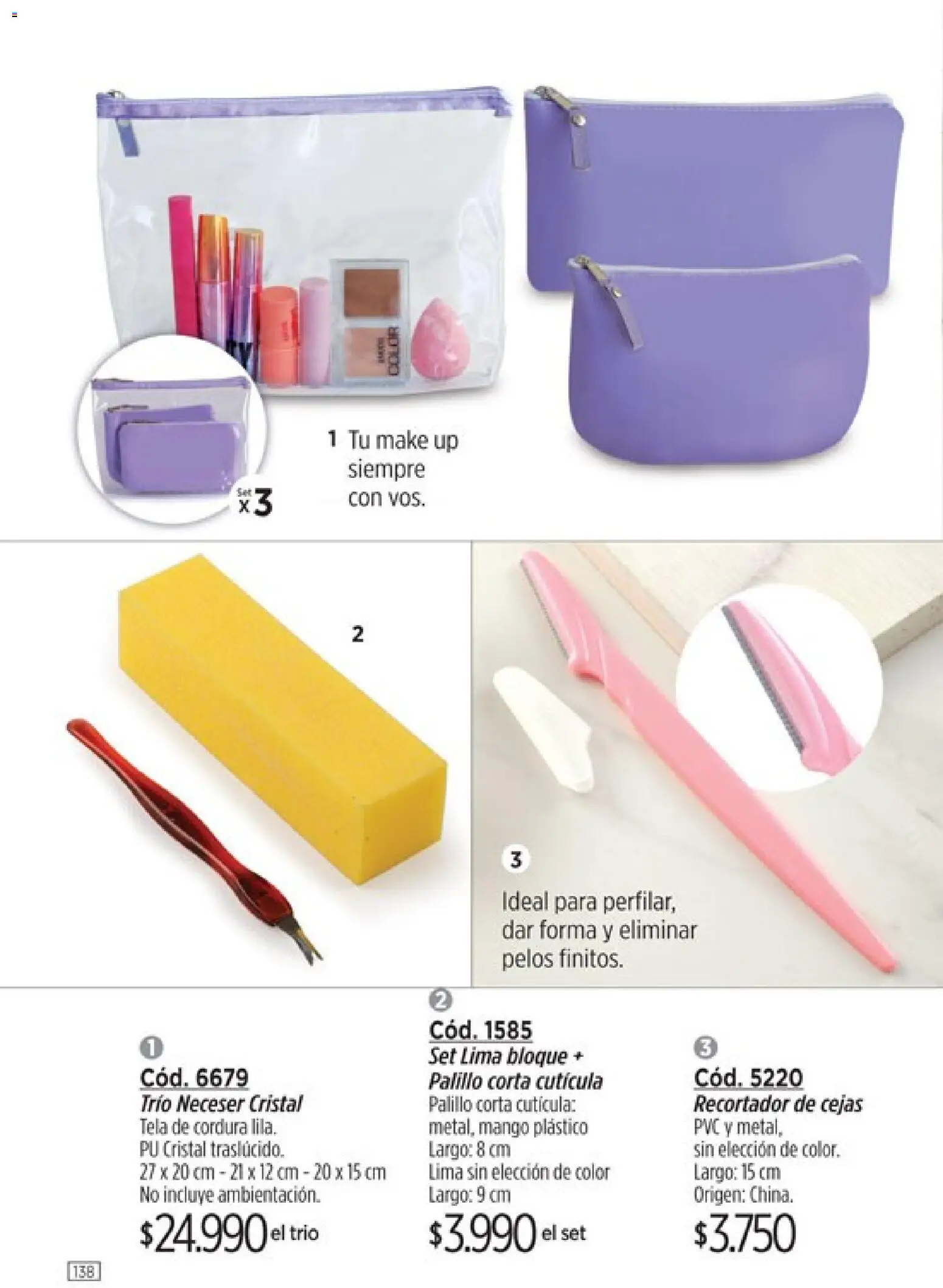 Amodil - Campaña 18/2025 │ válido desde el 30.11.2025 | Página: 138 | Productos: Lima, Neceser, Mango