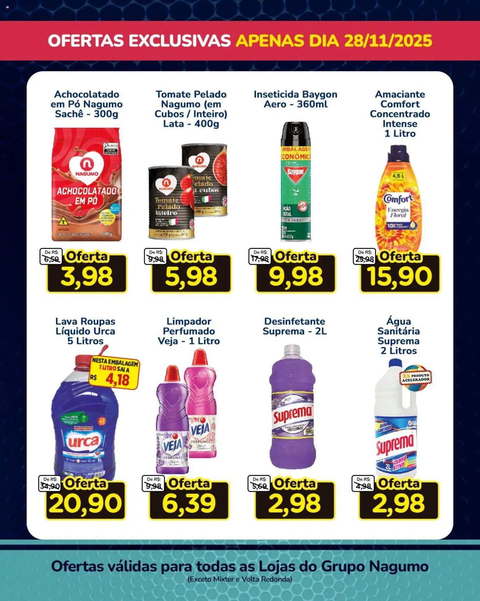 Nagumo Folheto - válido de 28.11.2025 | Página: 15 | Produtos: Achocolatado, Perfumes, Amaciante, Inseticida