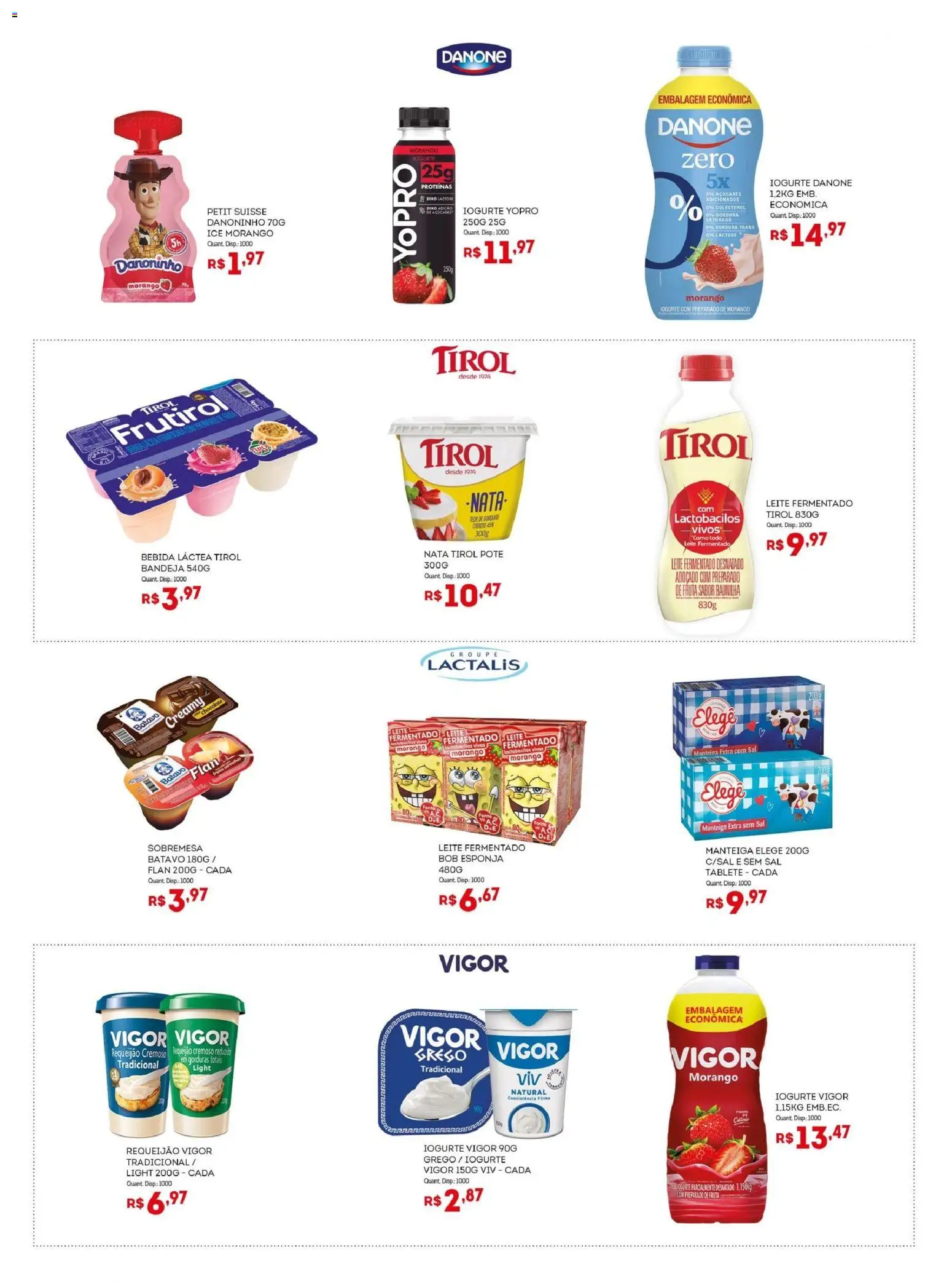 Bistek Supermercados Folheto - válido de 19.11.2025 | Página: 14 | Produtos: Esponja, Leite, Iogurte, Chocolate