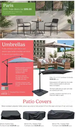 The Brick flyer valid from 15.08.2025 | Page: 6 | Products: Umbrella, Table