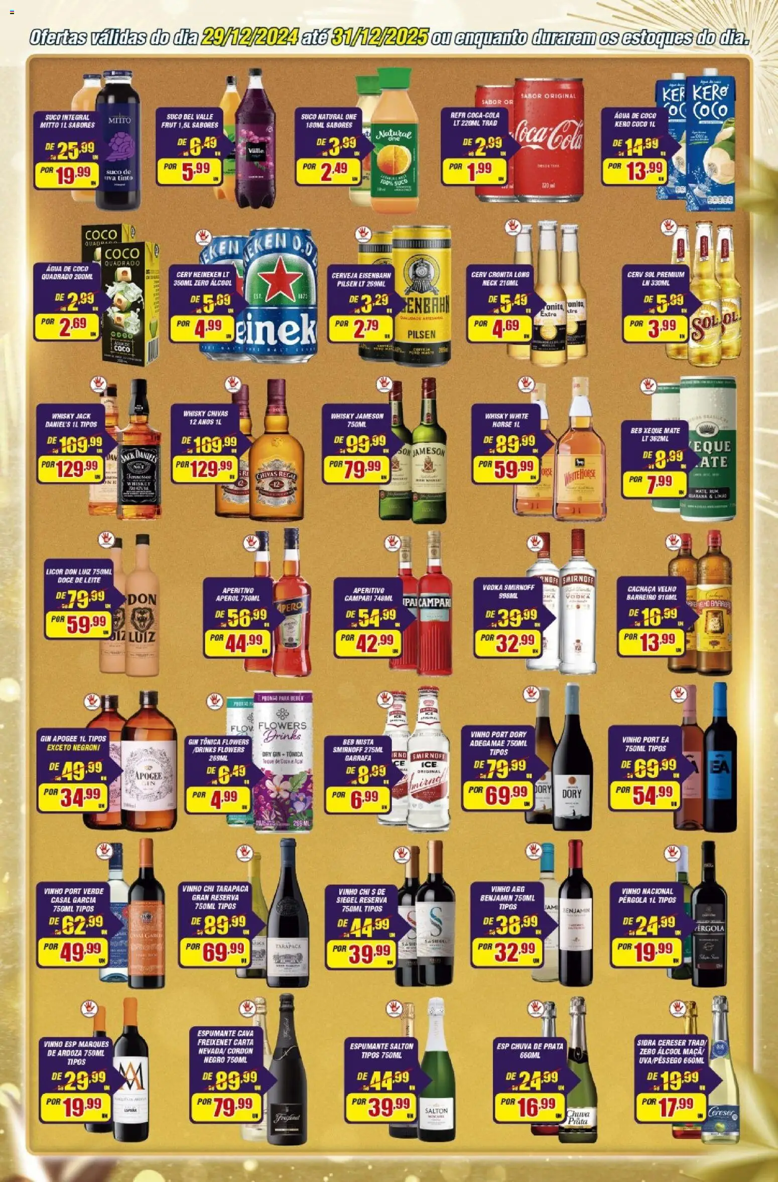 Violeta Supermercados Folheto - válido de 29.12.2025 | Página: 3 | Produtos: Cola, Vinho, Cerveja, Campari