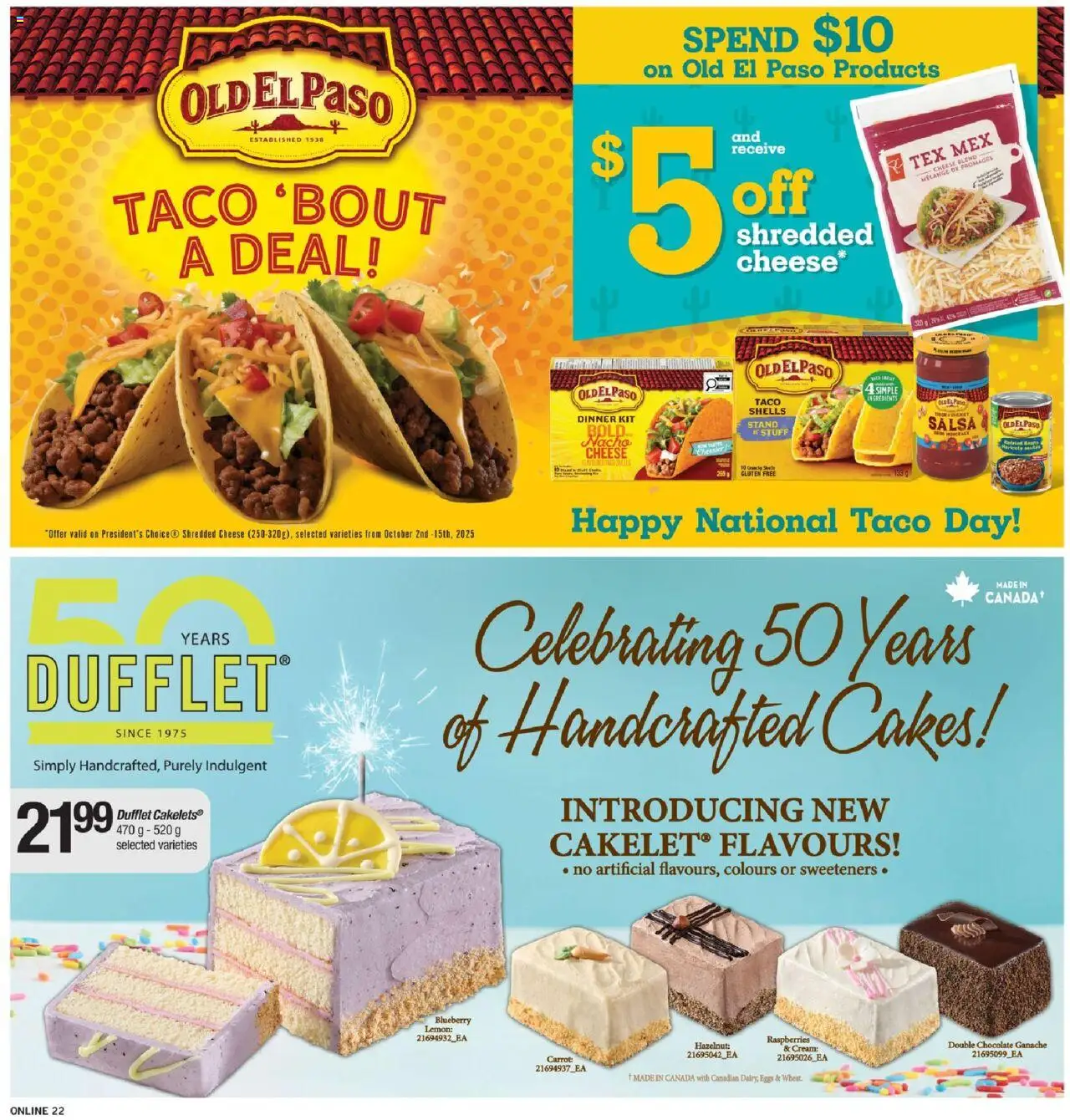 Fortinos flyer valid from 25.09.2025 | Page: 21 | Products: Carrot, Cream, Cheese, Chocolate