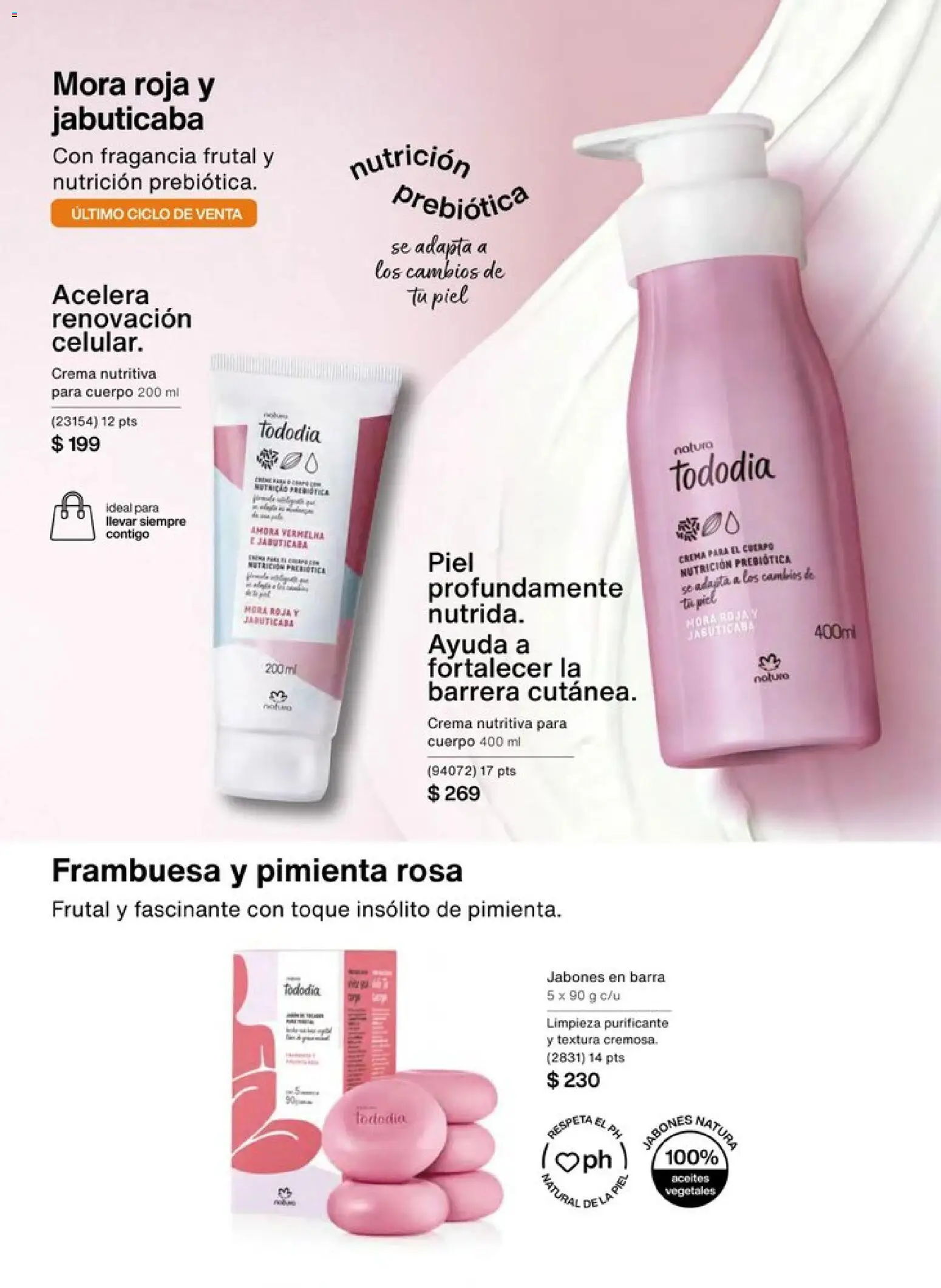 Nuevas ofertas de Natura válidas en toda la República Mexicana desde el 20.12.2025. ¡Encuentra las mejores ofertas en Natura campaña 1 2026! | Página: 103 | Productos: Crema, Pimienta, Barra, Fragancia