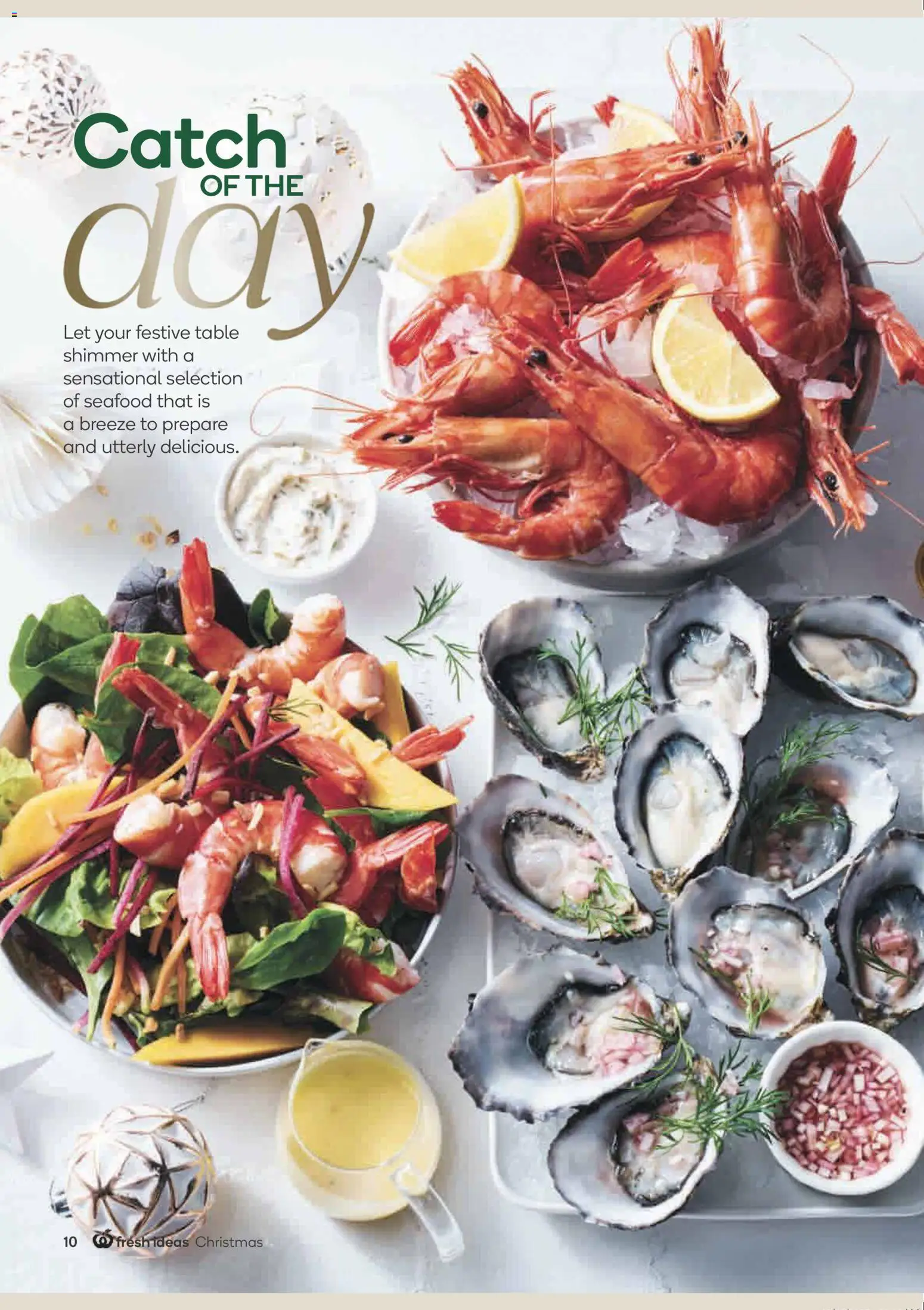 Woolworths catalogue - valid from 26.11.2025 | Page: 10 | Products: Table, Seafood