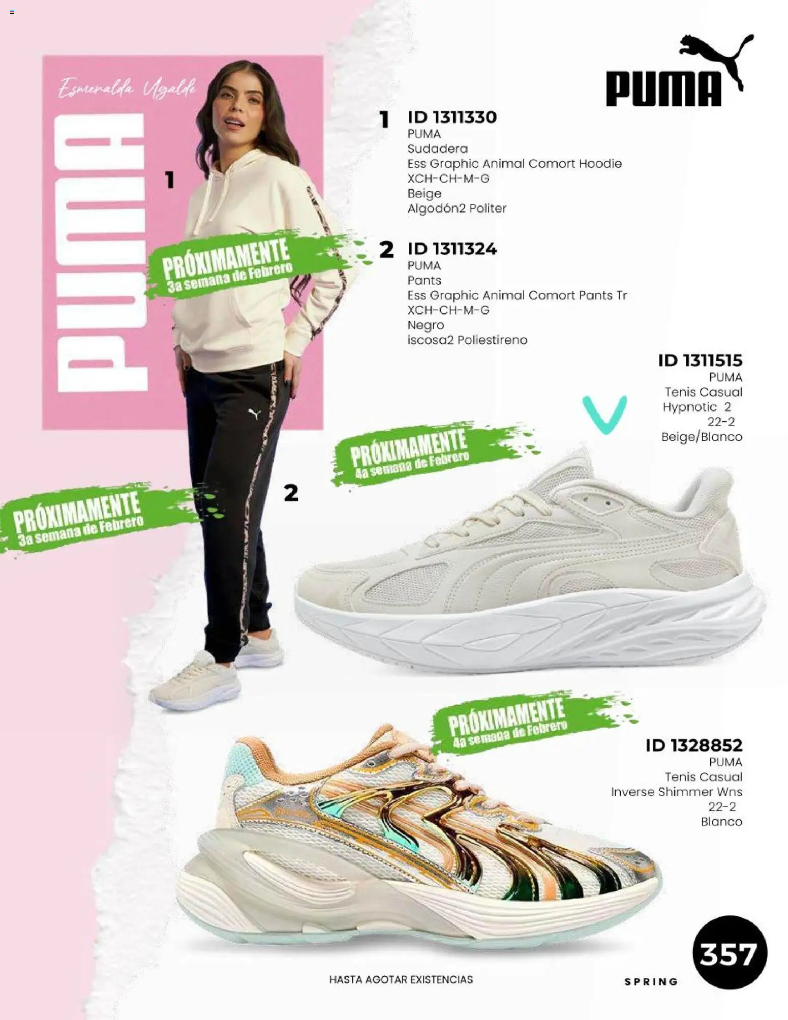 Nuevas ofertas de Price Shoes válidas en toda la República Mexicana desde el 15.02.2026. ¡Encuentra las mejores ofertas en Price Shoes catálogo ! | Página: 357 | Productos: Tenis, Sudadera, Pants