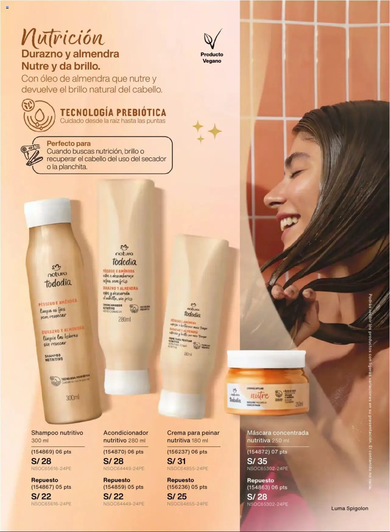 Catálogo Natura válido desde 03.10.2025 | Página: 155 | Productos: Máscara, Shampoo, Acondicionador, Crema