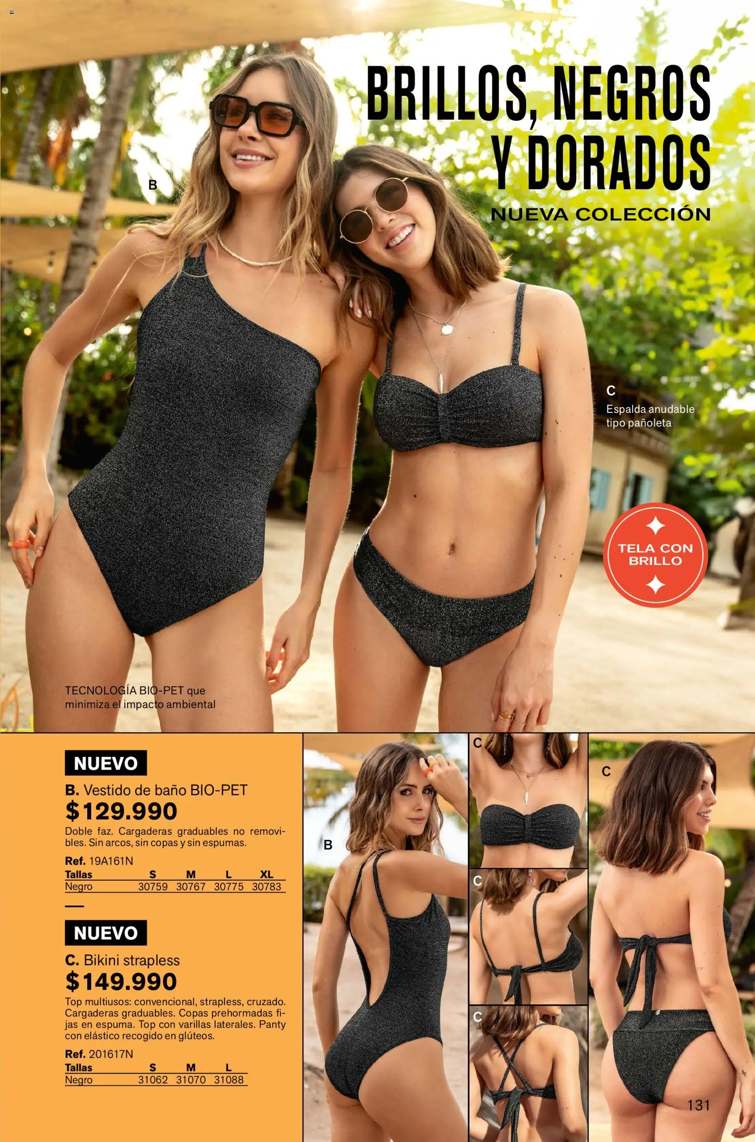 Leonisa revista - valida desde el 13.11.2025 | Página: 131 | Productos: Bikini, Brillo, Baño, Vestido