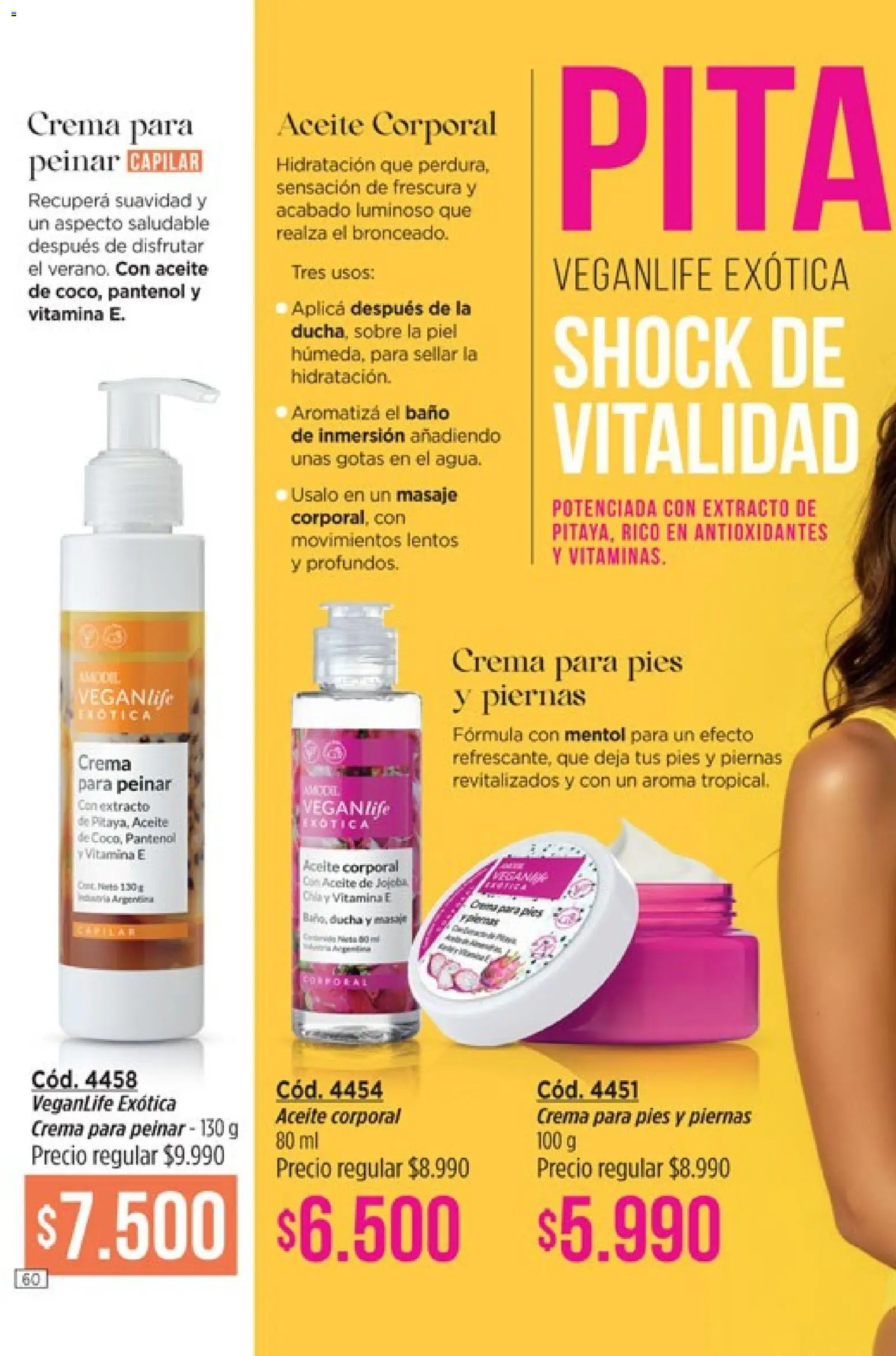 Catálogo Amodil Campaña 1/2026 │ válido desde el 01.01.2026 | Página: 60 | Productos: Baño, Ducha, Aceite, Crema