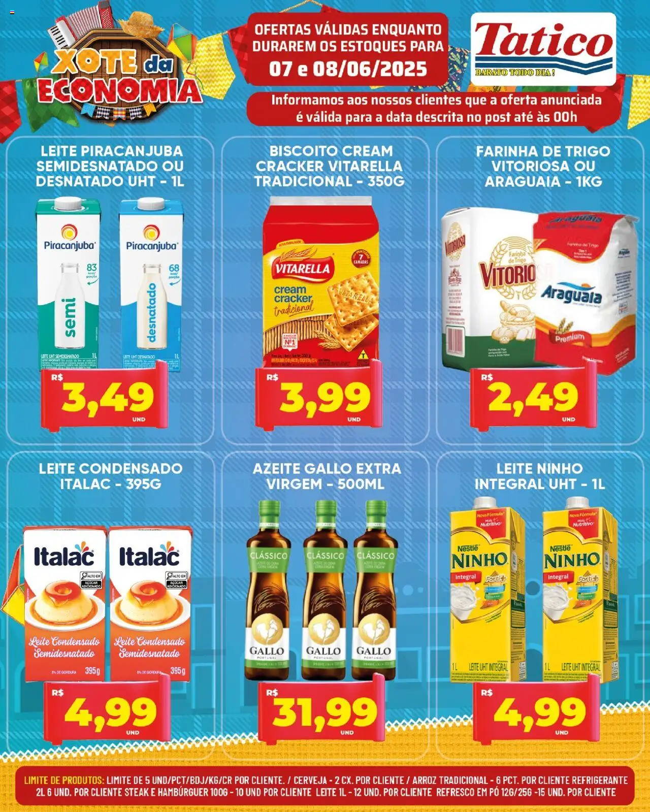 Tatico Folheto - válido de 09.06.2025 | Página: 22 | Produtos: Pó, Cerveja, Hambúrguer, Azeite
