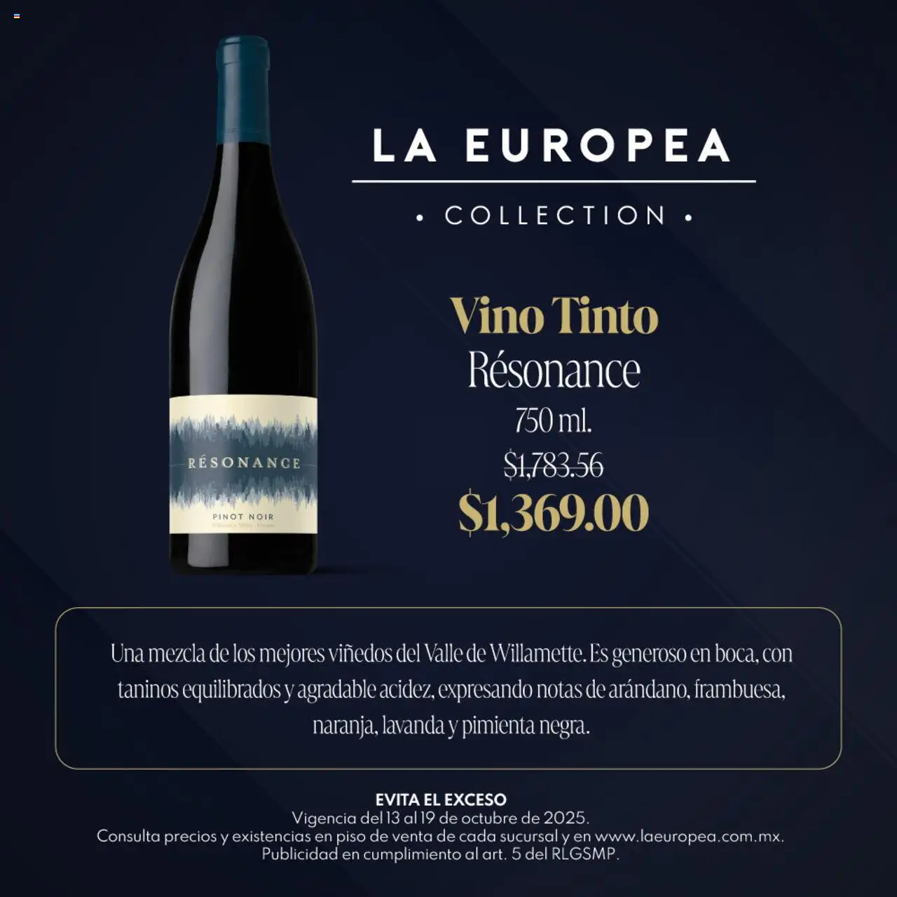 Nuevas ofertas de La Europea válidas en toda la República Mexicana desde el 13.10.2025. ¡Encuentra las mejores ofertas en La Europea - Catálogo! | Página: 7 | Productos: Pimienta, Vino