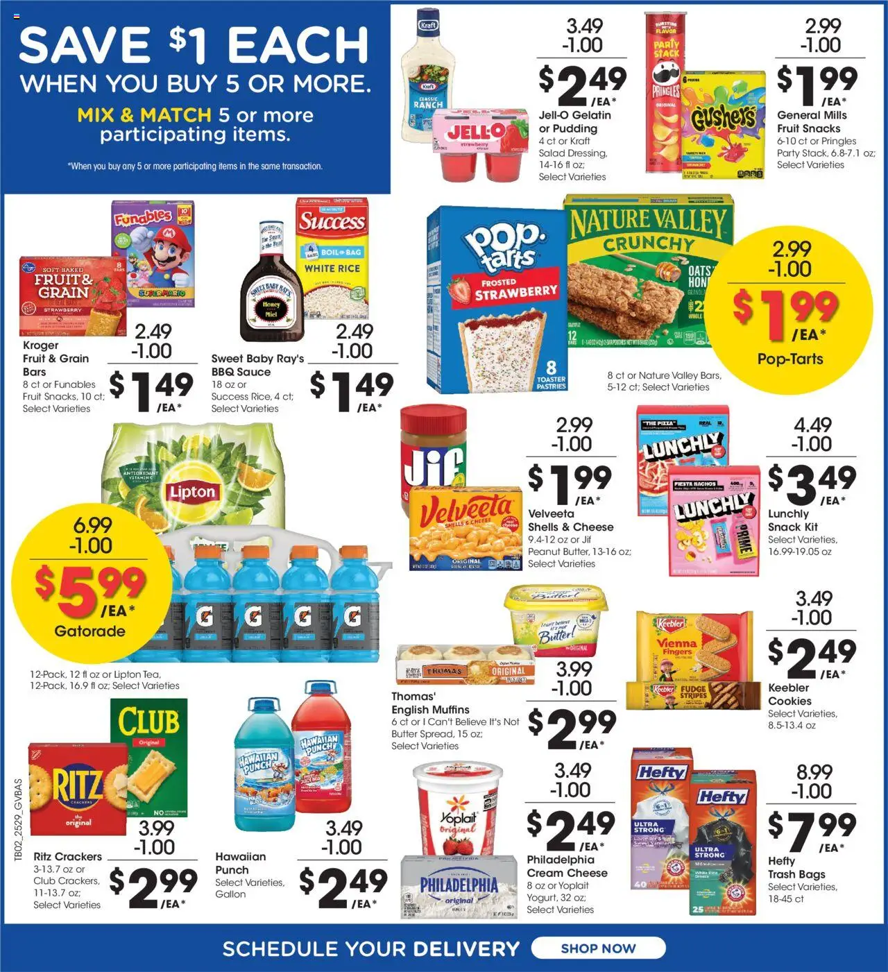 Kroger Ocado FC04 - OH - valid from 20.08.2025 | Page: 3 | Products: Box, Tea, Cookies, Sauce
