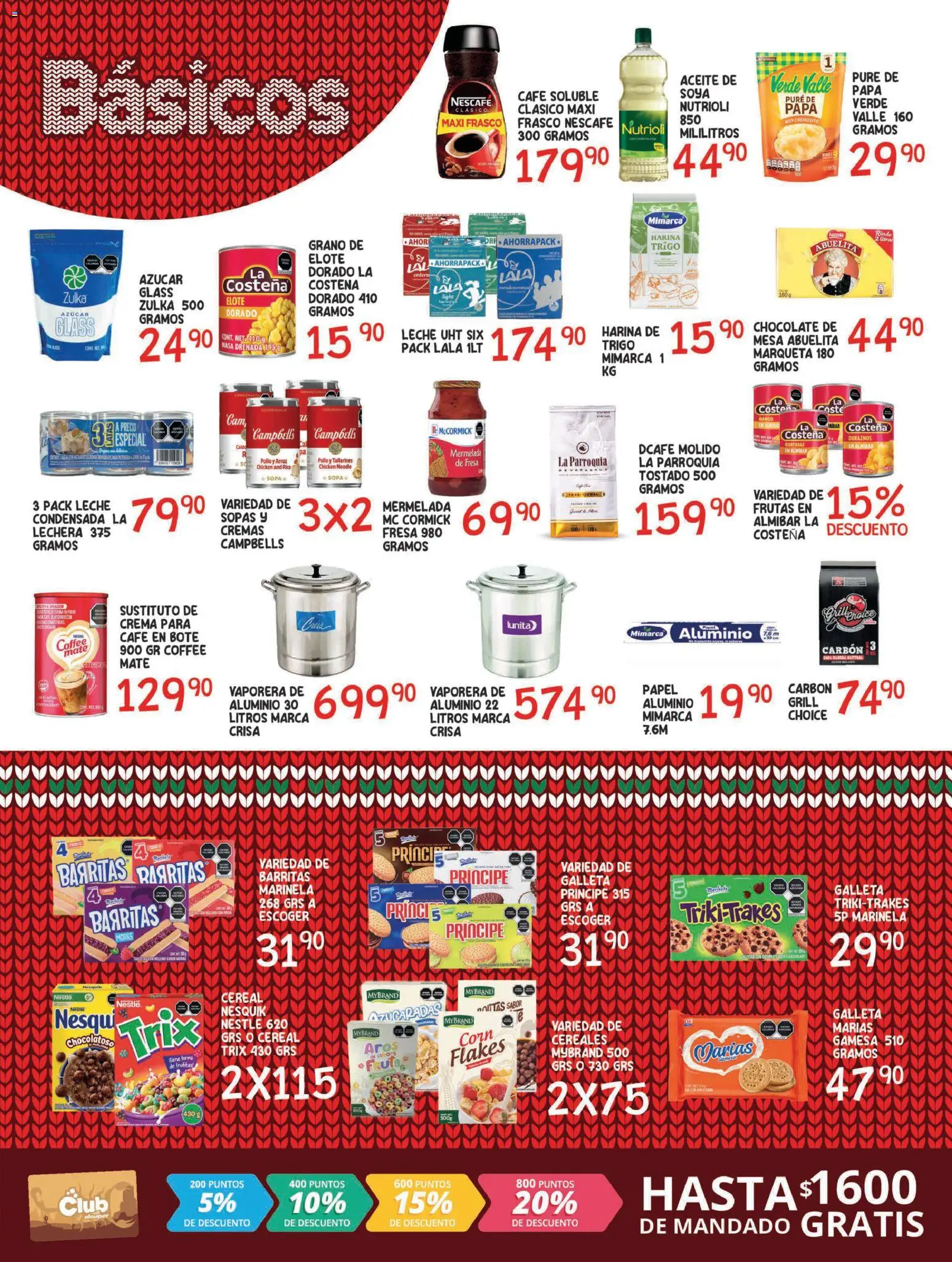 Nuevas ofertas de Alsuper válidas en toda la República Mexicana desde el 30.12.2025. ¡Encuentra las mejores ofertas en Alsuper folleto Durango! | Página: 2 | Productos: Aceite, Chocolate, Cereales, Tableta