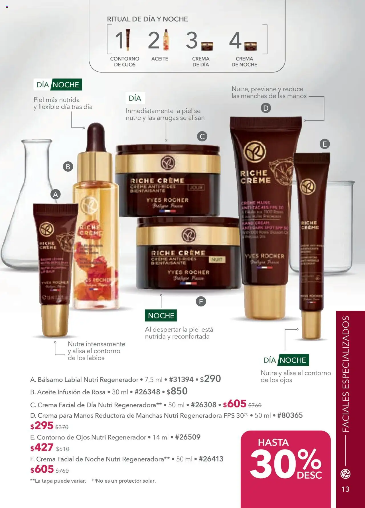 Nuevas ofertas de Yves Rocher válidas en toda la República Mexicana desde el 18.09.2025. ¡Encuentra las mejores ofertas en Yves Rocher - Campaña 13 2025! | Página: 13 | Productos: Contorno de ojos, Crema, Bálsamo, Flexible