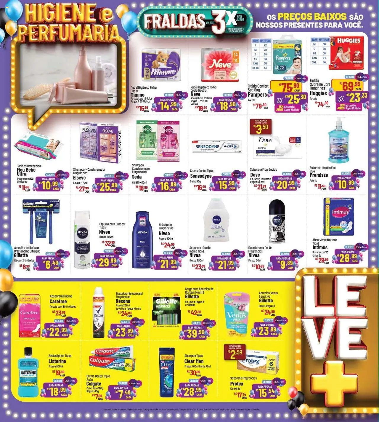 Super Muffato Folheto - válido de 25.07.2025 | Página: 18 | Produtos: Caixa, Aparelho de barbear, Creme dental, Absorvente
