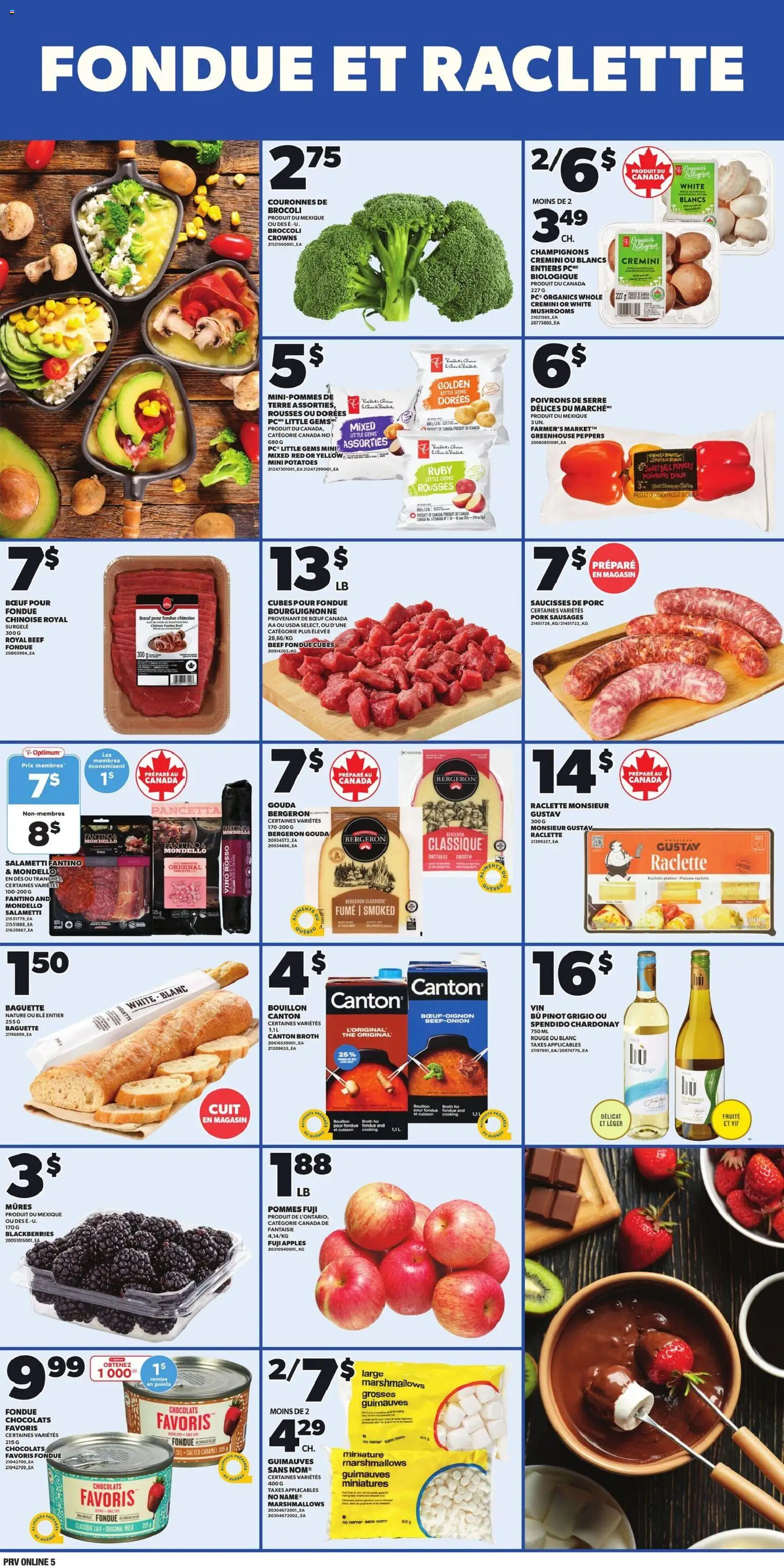 Provigo flyer valid from 22.01.2026 | Page: 6 | Products: Beef, Milk, Pork, Apples
