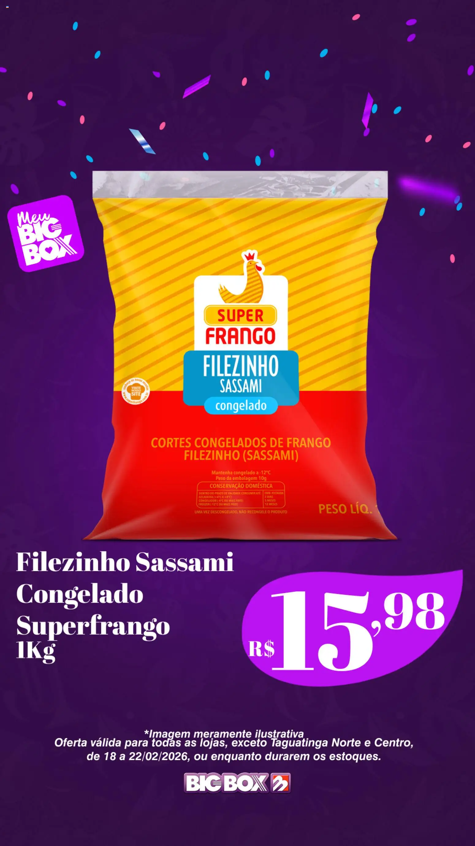 Big Box Folheto - válido de 18.02.2026 | Página: 7 | Produtos: Congelador, Freezer, Frango