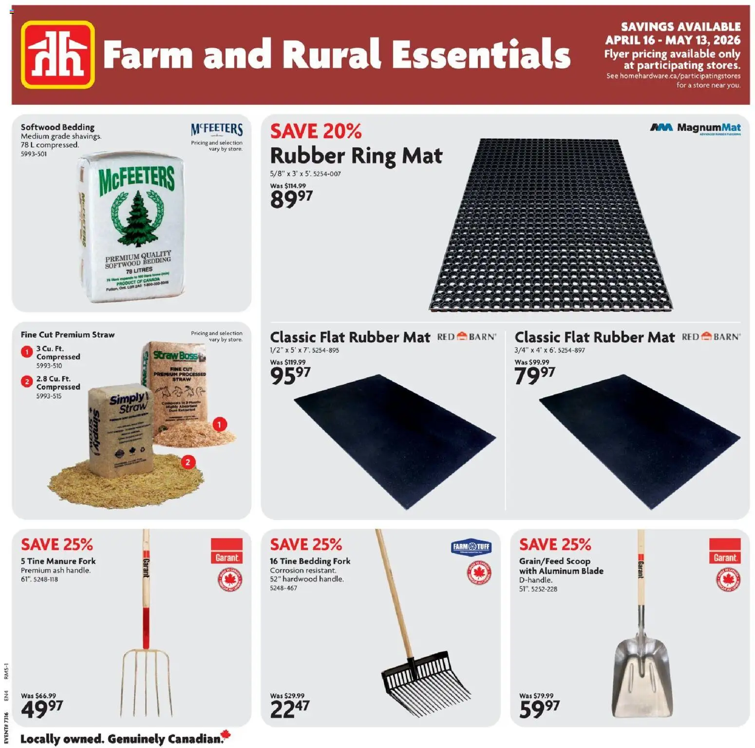 Home Hardware flyer valid from 16.04.2026 | Page: 1