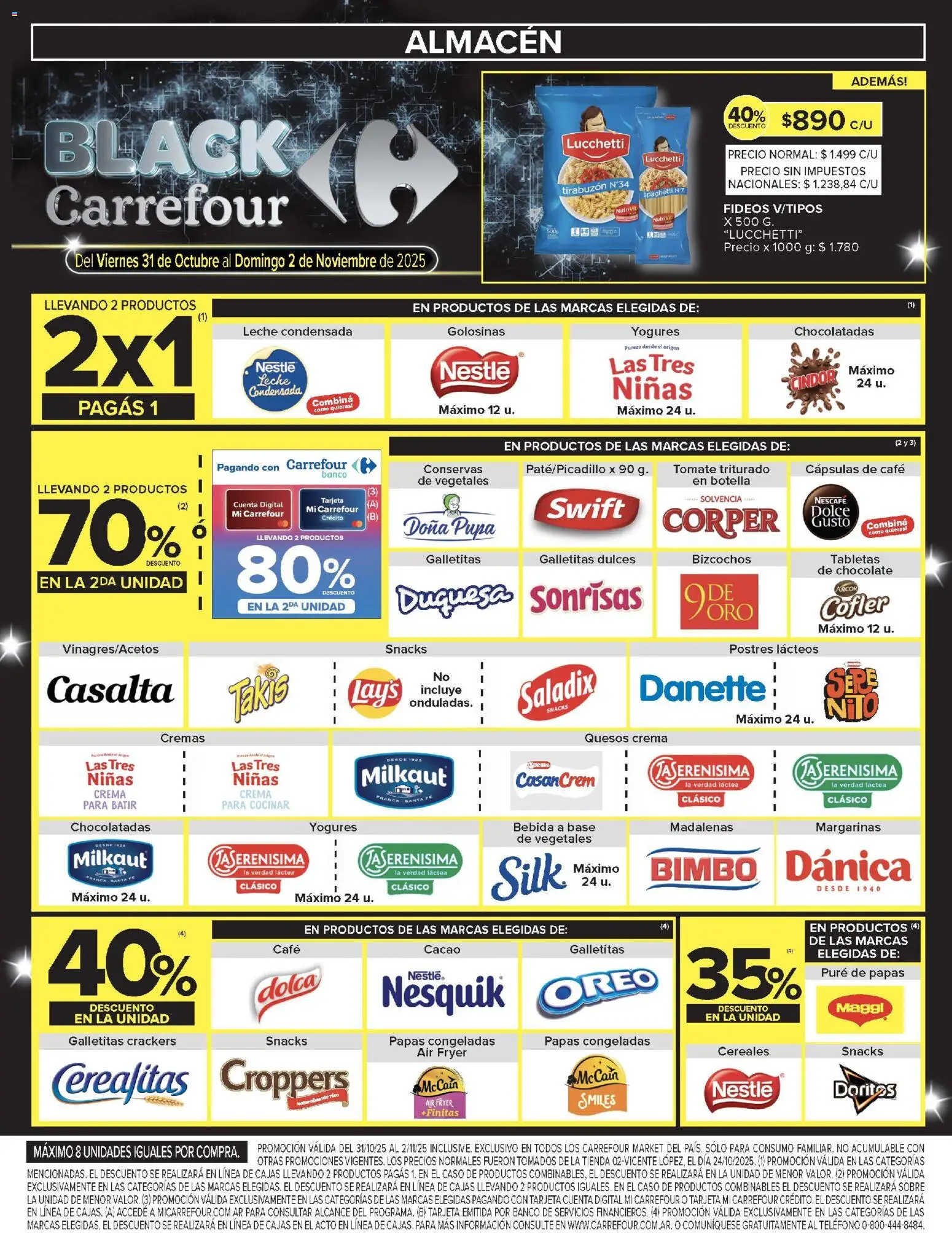 Carrefour ofertas │ válido desde el 31.10.2025 | Página: 22 | Productos: Tomate, Café, Cacao, Bizcochos