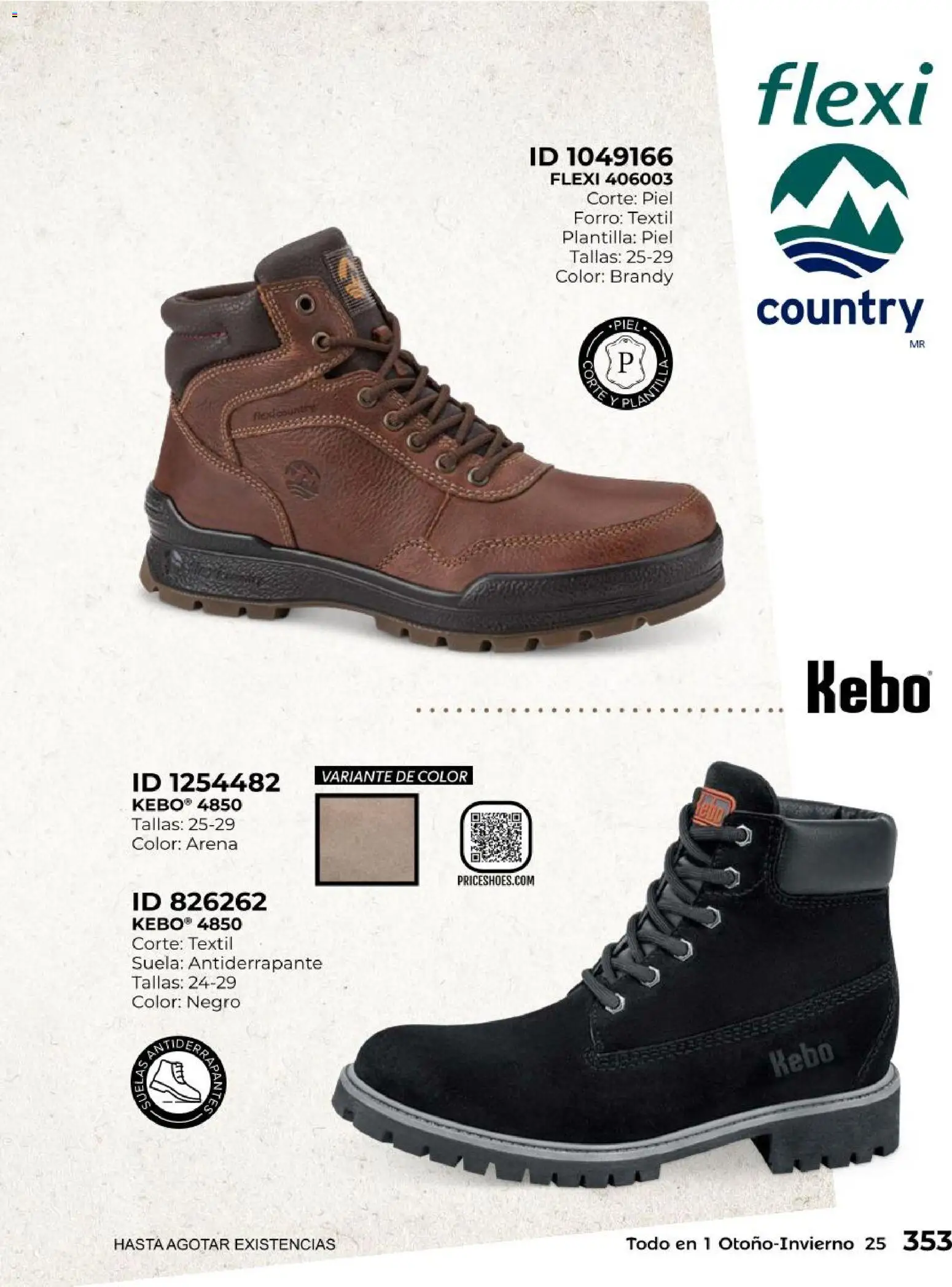 Nuevas ofertas de Price Shoes válidas en toda la República Mexicana desde el 27.10.2025. ¡Encuentra las mejores ofertas en Price Shoes catálogo Todo en uno! | Página: 353