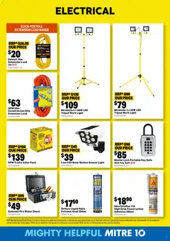 Preview of Mitre 10  Catalogue  - valid from 04.02.2026 | Page: 7 | Products: Light, Water, Portable, Safe