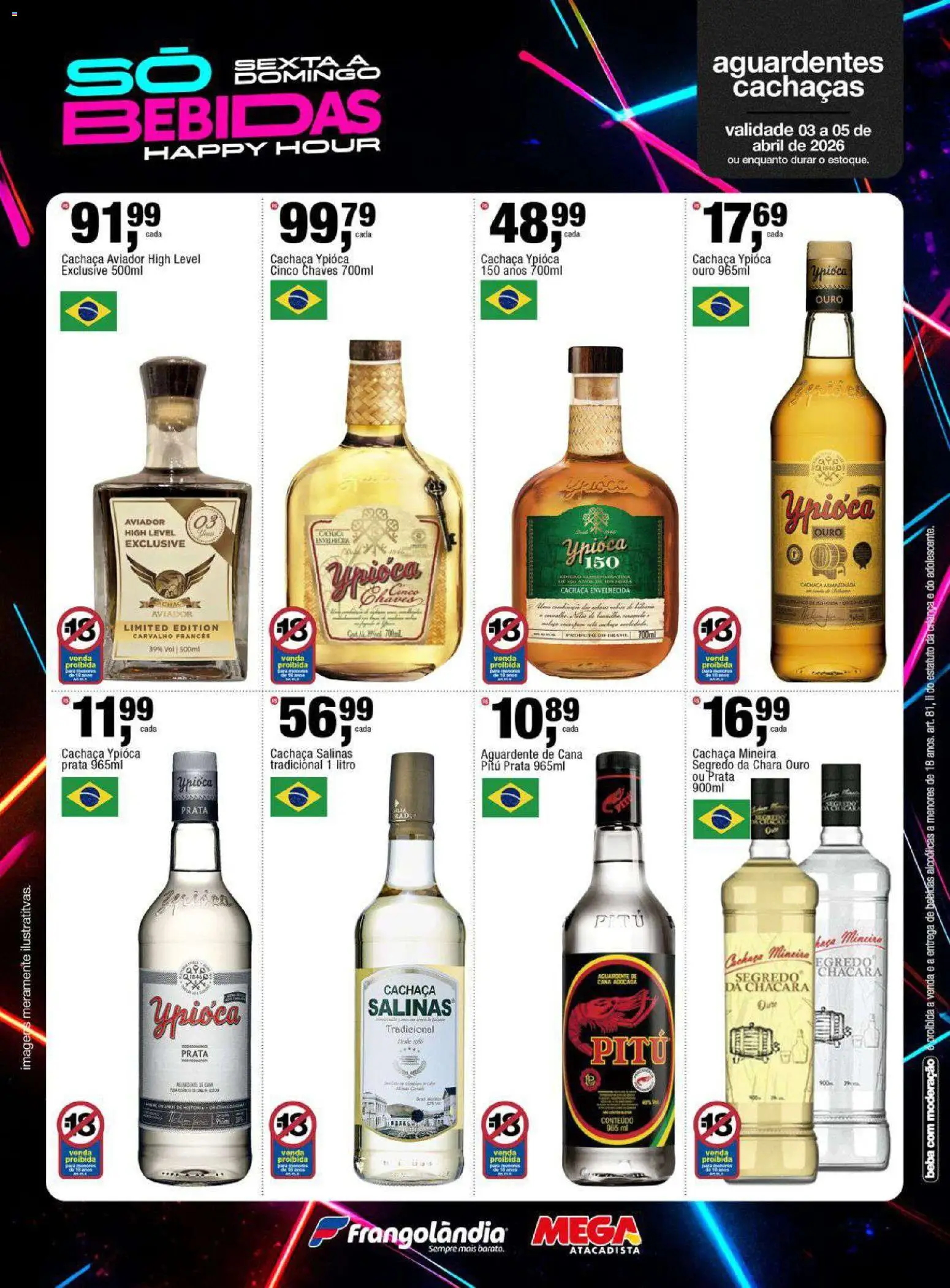 Frangolândia Folheto - válido de 03.04.2026 | Página: 7 | Produtos: Cachaça