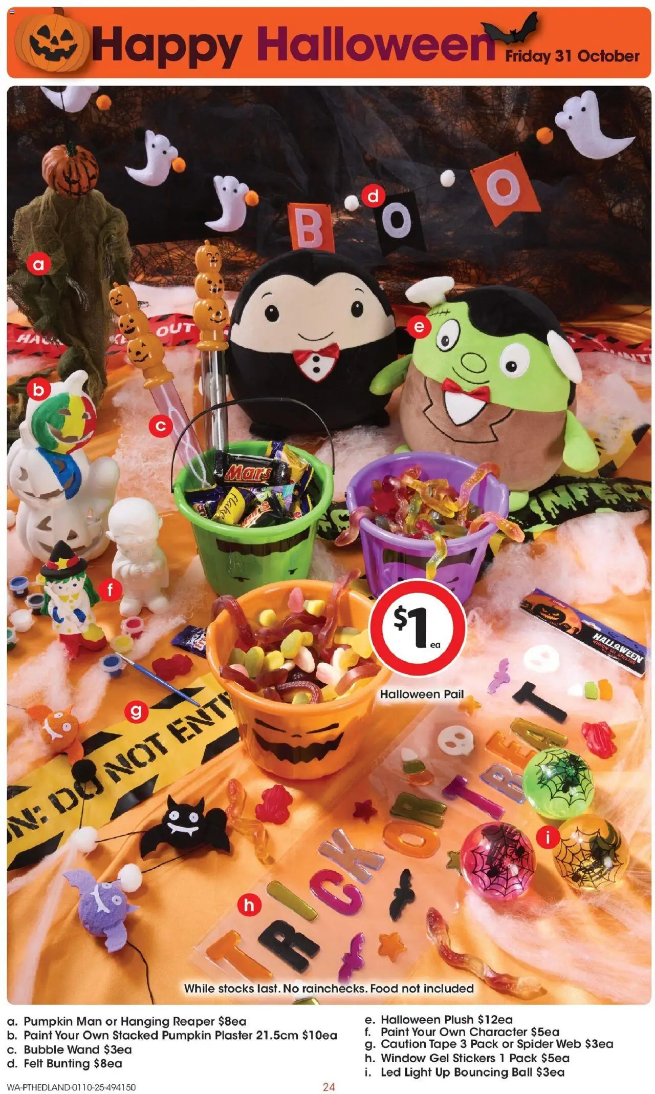 Coles catalogue - valid from 01.10.2025 | Page: 24 | Products: Light, Window, Pumpkin