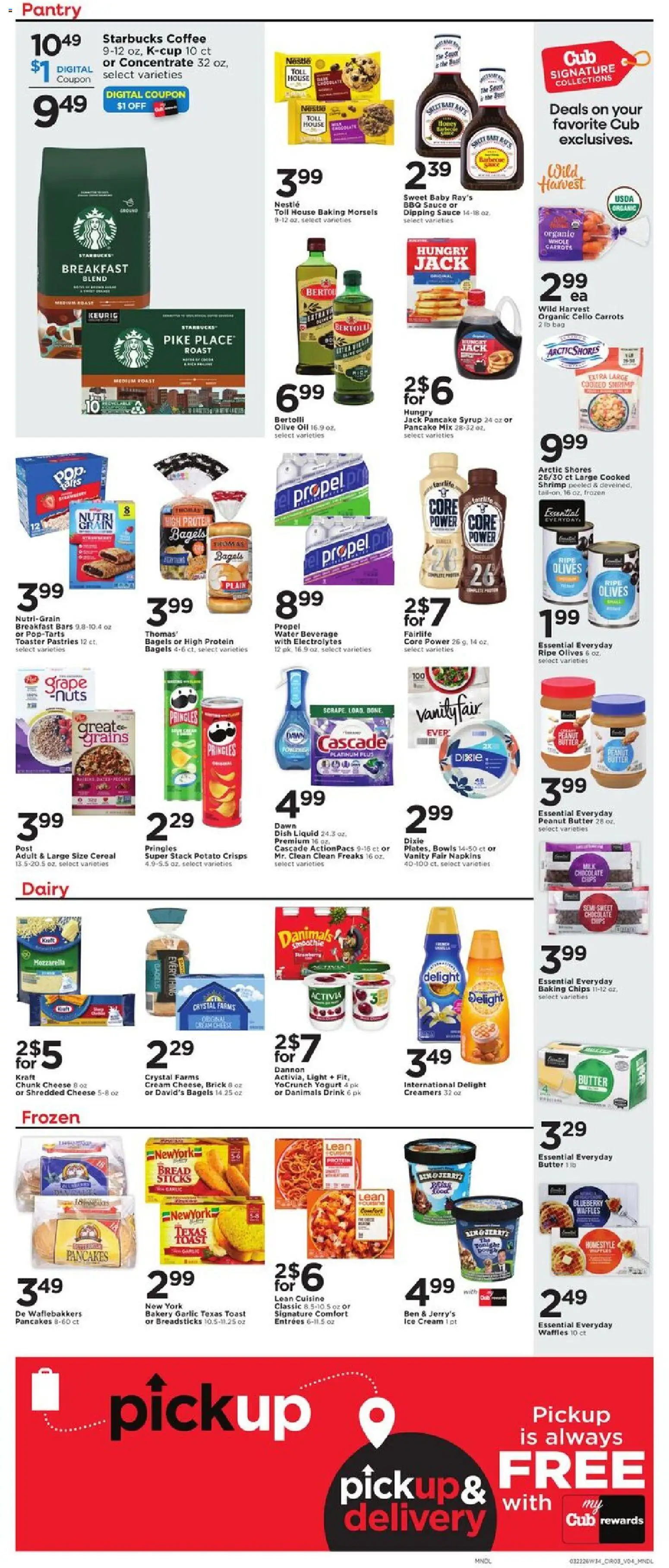Cub Foods Weekly Ad - valid from 22.03.2026 | Page: 7 | Products: Toaster, Chocolate, Chips, Garlic