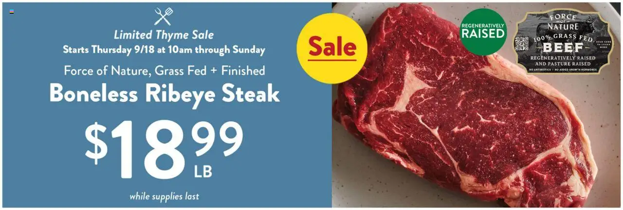 Fresh Thyme Weekly Ad - KY - valid from 17.09.2025 | Page: 2 | Products: Beef