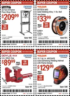 Preview of Harbor Freight weekly ads valid from 09.03.2026 | Page: 19 | Products: Press, Welding Helmet