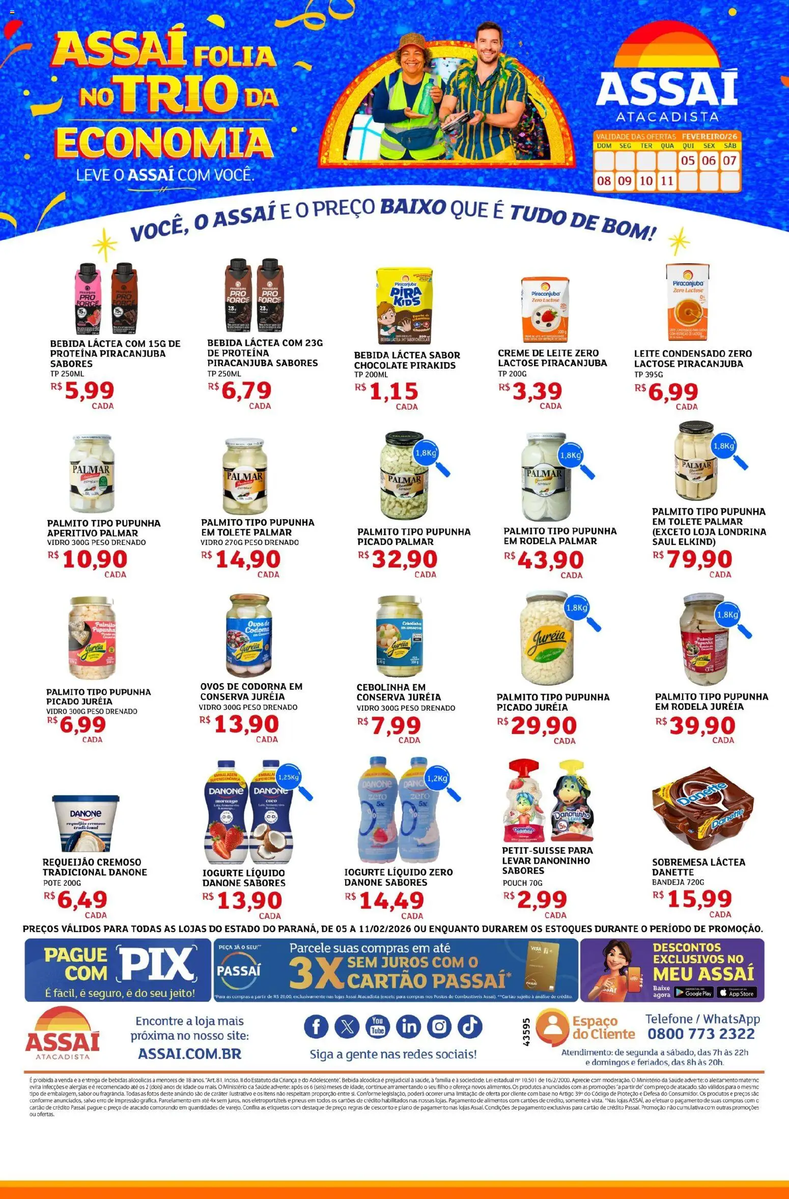 Assaí Atacadista Folheto - válido de 05.02.2026 | Página: 1