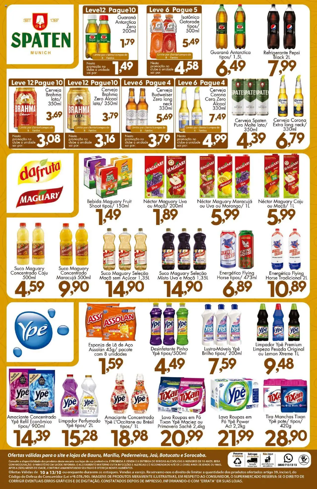 Confiança Folheto - válido de 10.10.2025 | Página: 9 | Produtos: Perfume, Suco, Roupas, Isotônico