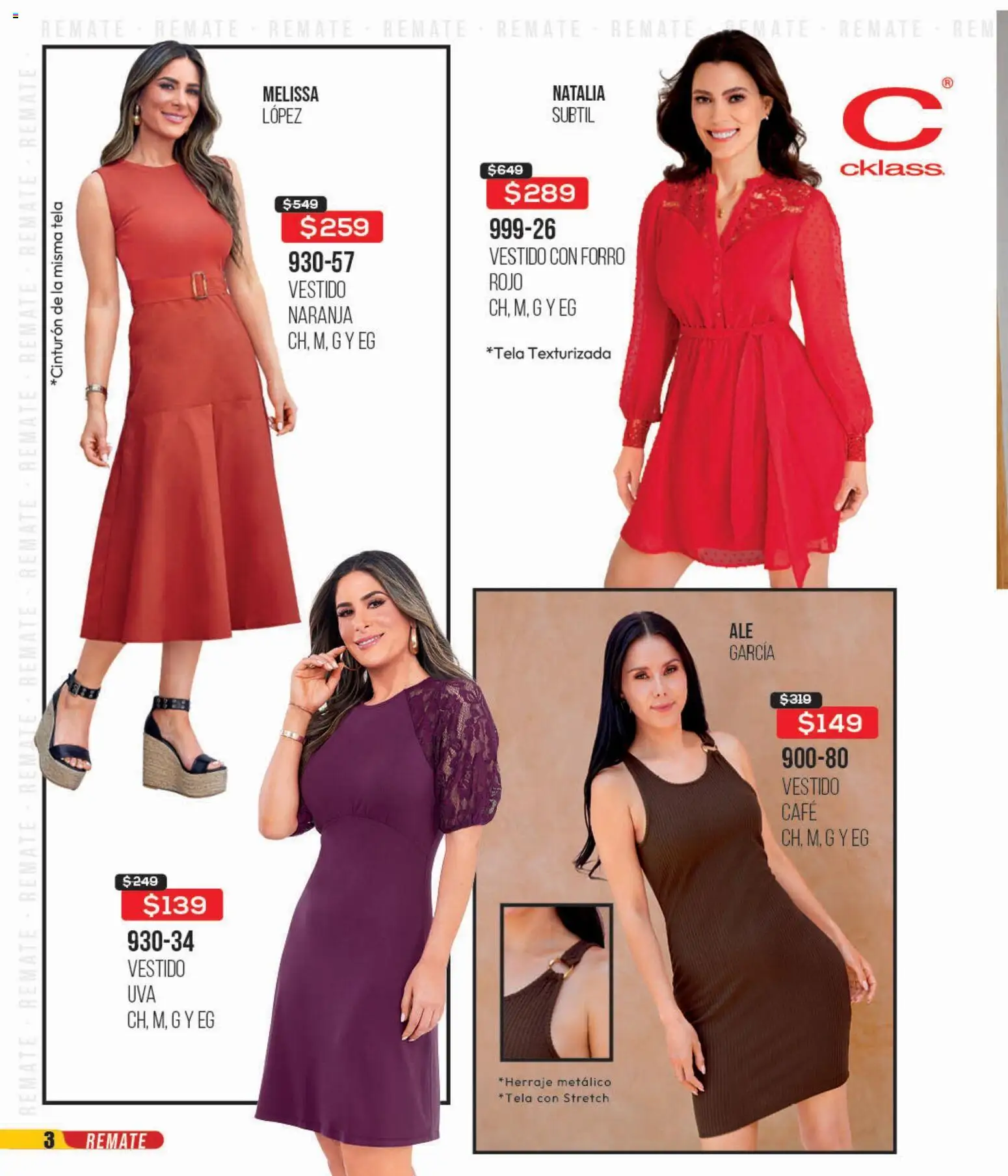 Nuevas ofertas de Cklass válidas en toda la República Mexicana desde el 14.04.2026. ¡Encuentra las mejores ofertas en Cklass catálogo 3X2 Digital Ropa! | Página: 4 | Productos: Café, Vestido, Mate