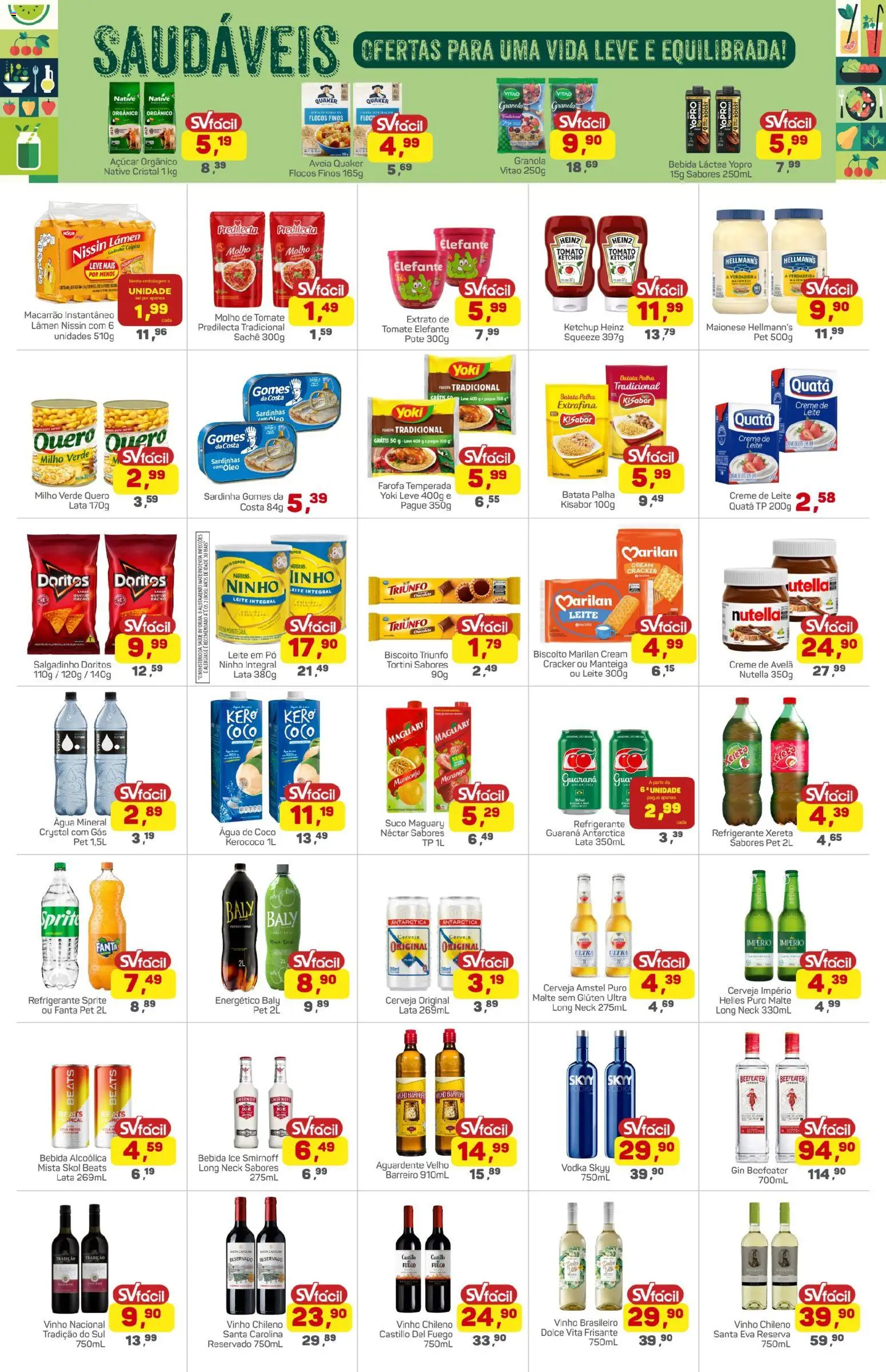 Supermercados São Vicente Folheto - válido de 09.01.2026 | Página: 3 | Produtos: Água de coco, Gin, Refrigerante, Batata