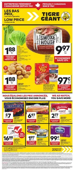 Preview of Giant Tiger weekly flyer / circulaire from shop Giant Tiger valid from 01.10.2025