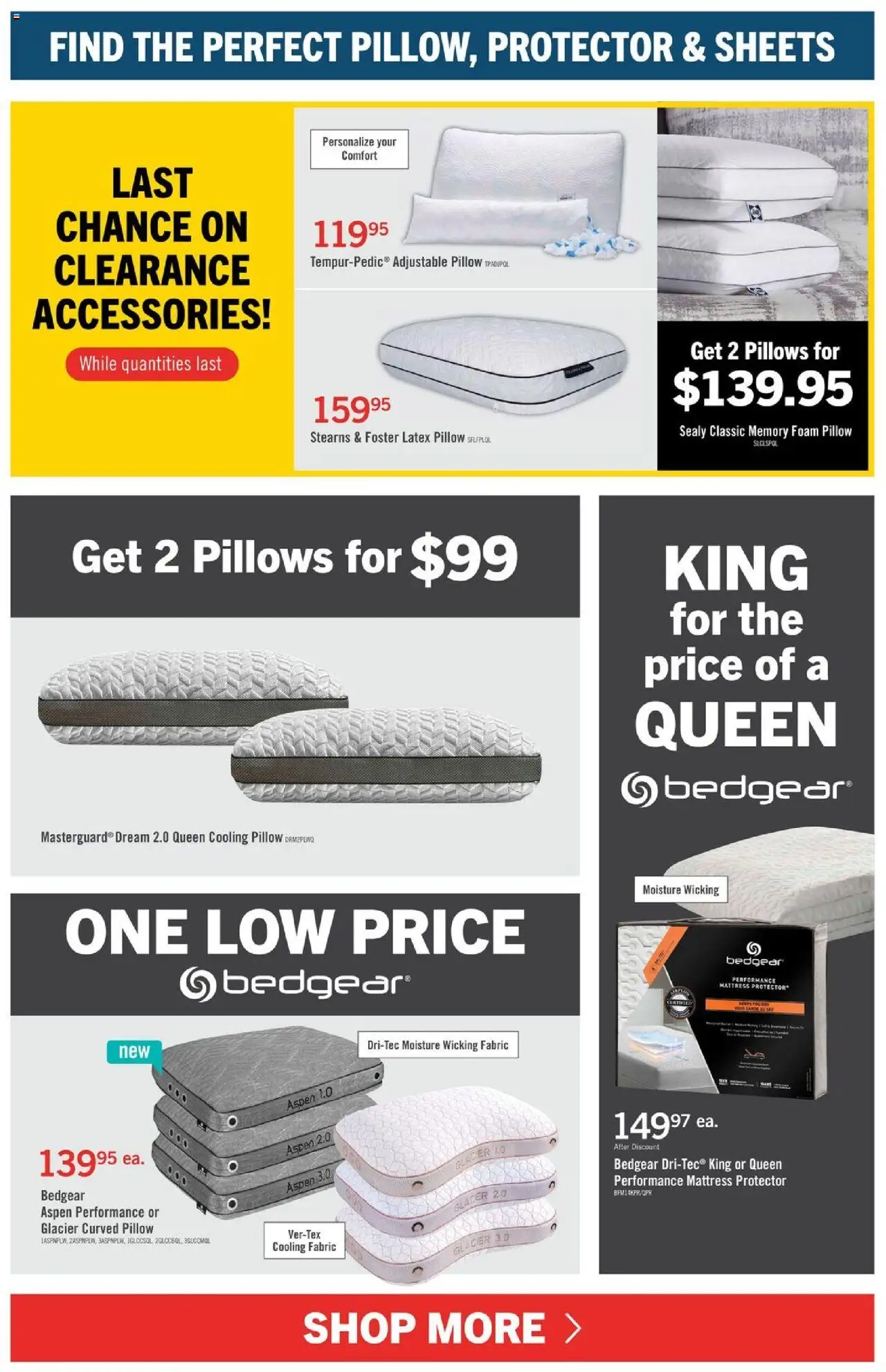 The Brick flyer valid from 10.10.2025 | Page: 11 | Products: Mattress, Pillow