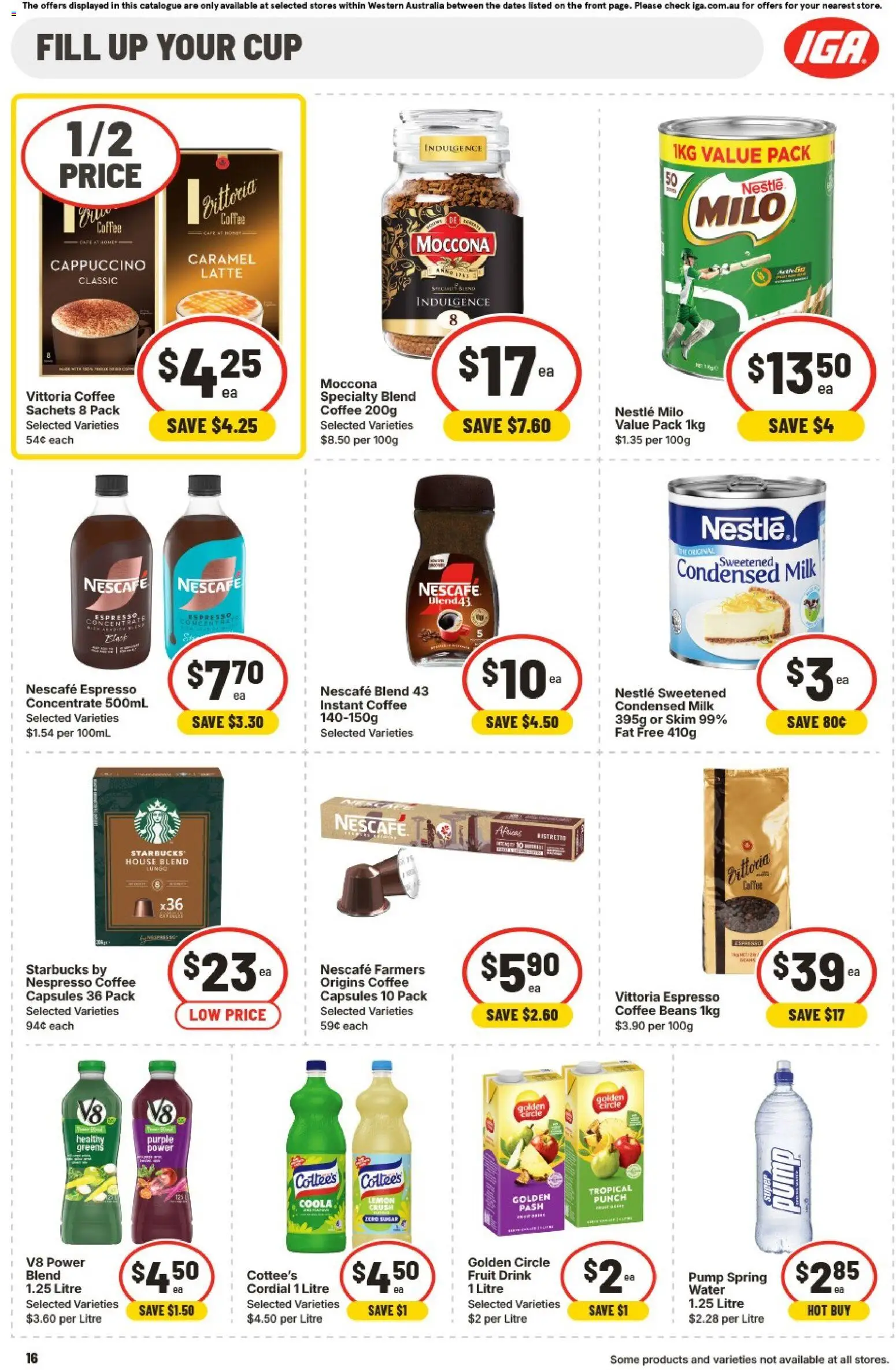 IGA catalogue - valid from 24.12.2025 | Page: 19 | Products: Milk, Coffee, Lemon, Nescafe