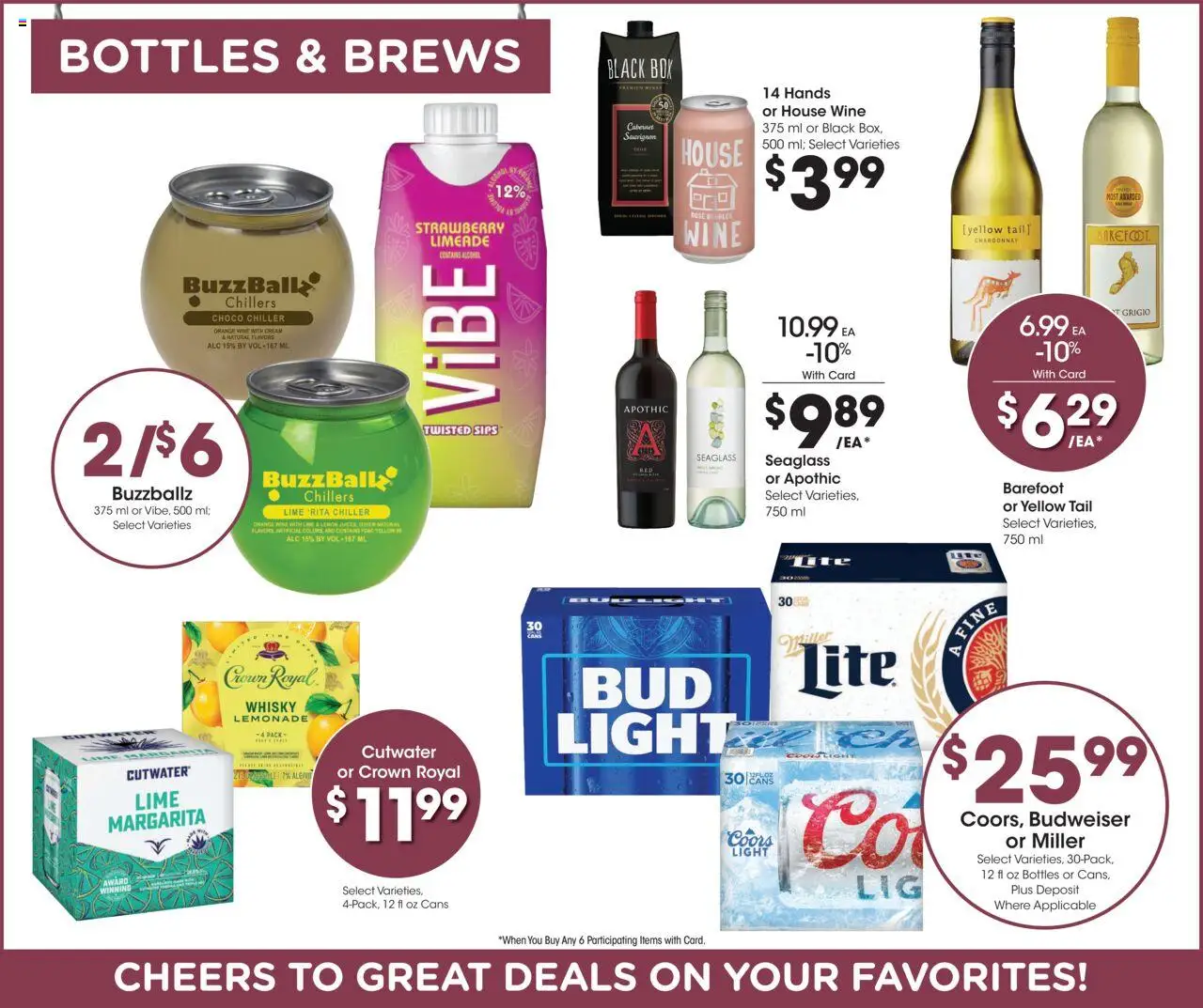Fred Meyer Weekly Ad - valid from 13.08.2025 | Page: 10 | Products: Box, Wine, Cream, Lime