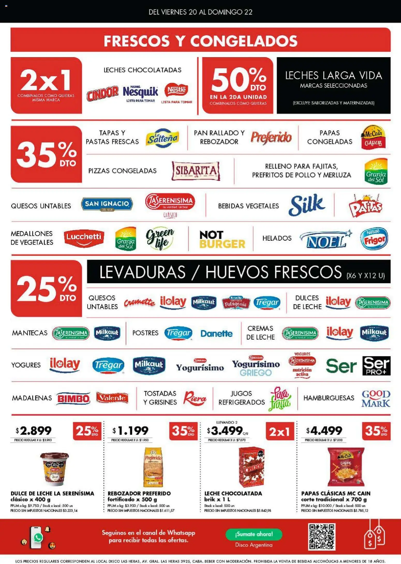 Disco ofertas │ válido desde el 20.03.2026 | Página: 4 | Productos: Disco, Pollo, Leche, Pan