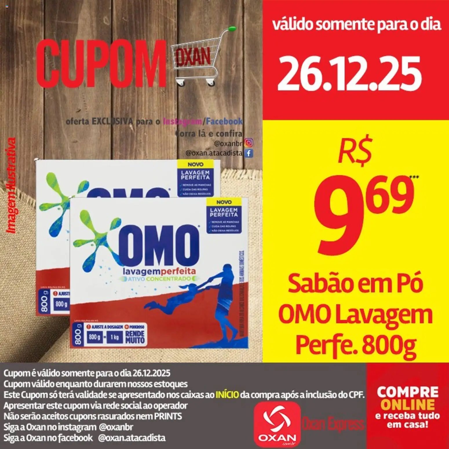 Oxan Atacadista Folheto - válido de 26.12.2025 | Página: 10 | Produtos: Pó, Sabão, Sabão em pó, Roupas