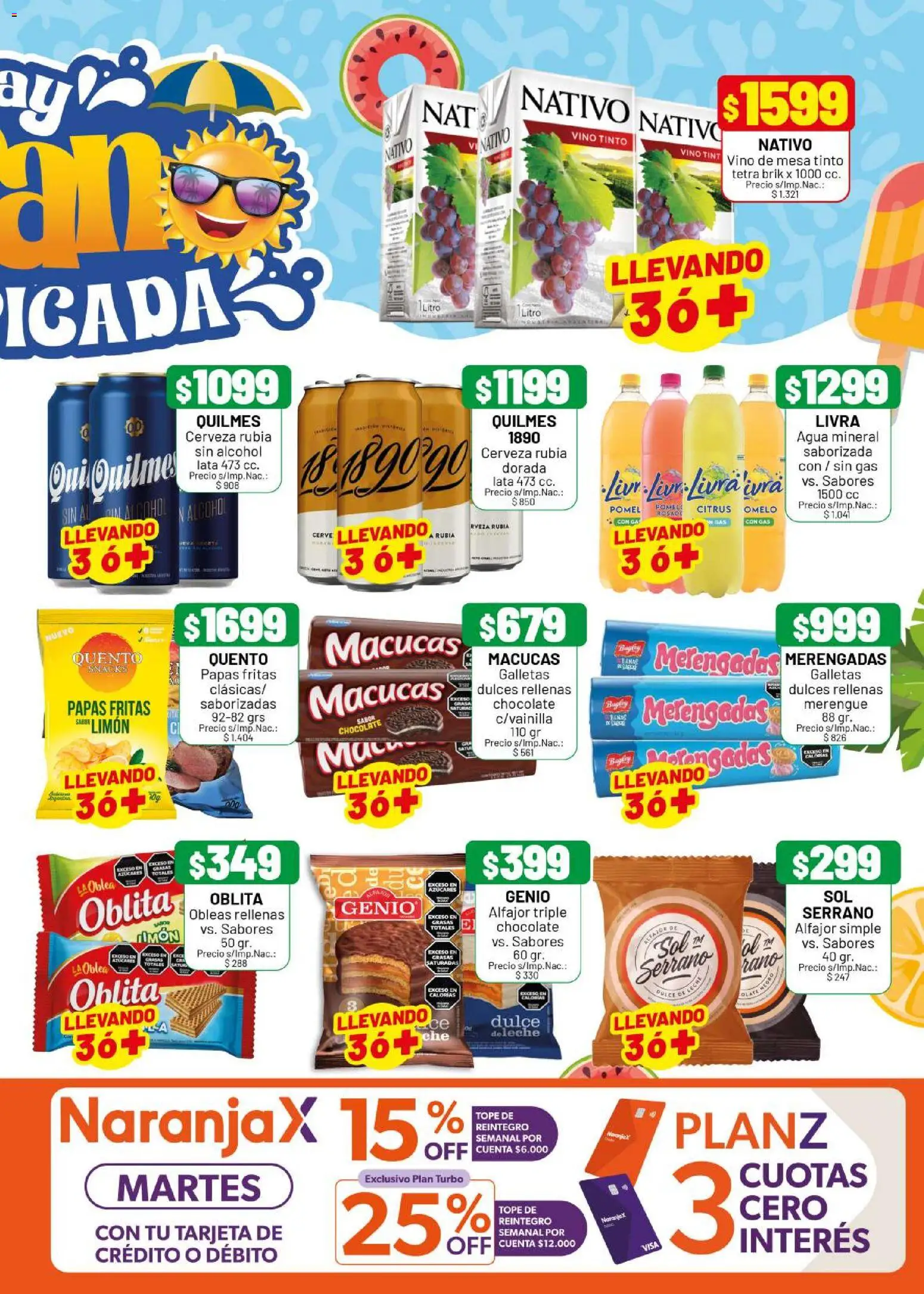 Almacor catálogo │ válido desde el 29.01.2026 | Página: 5 | Productos: Pomelo, Vino, Cerveza, Papas fritas