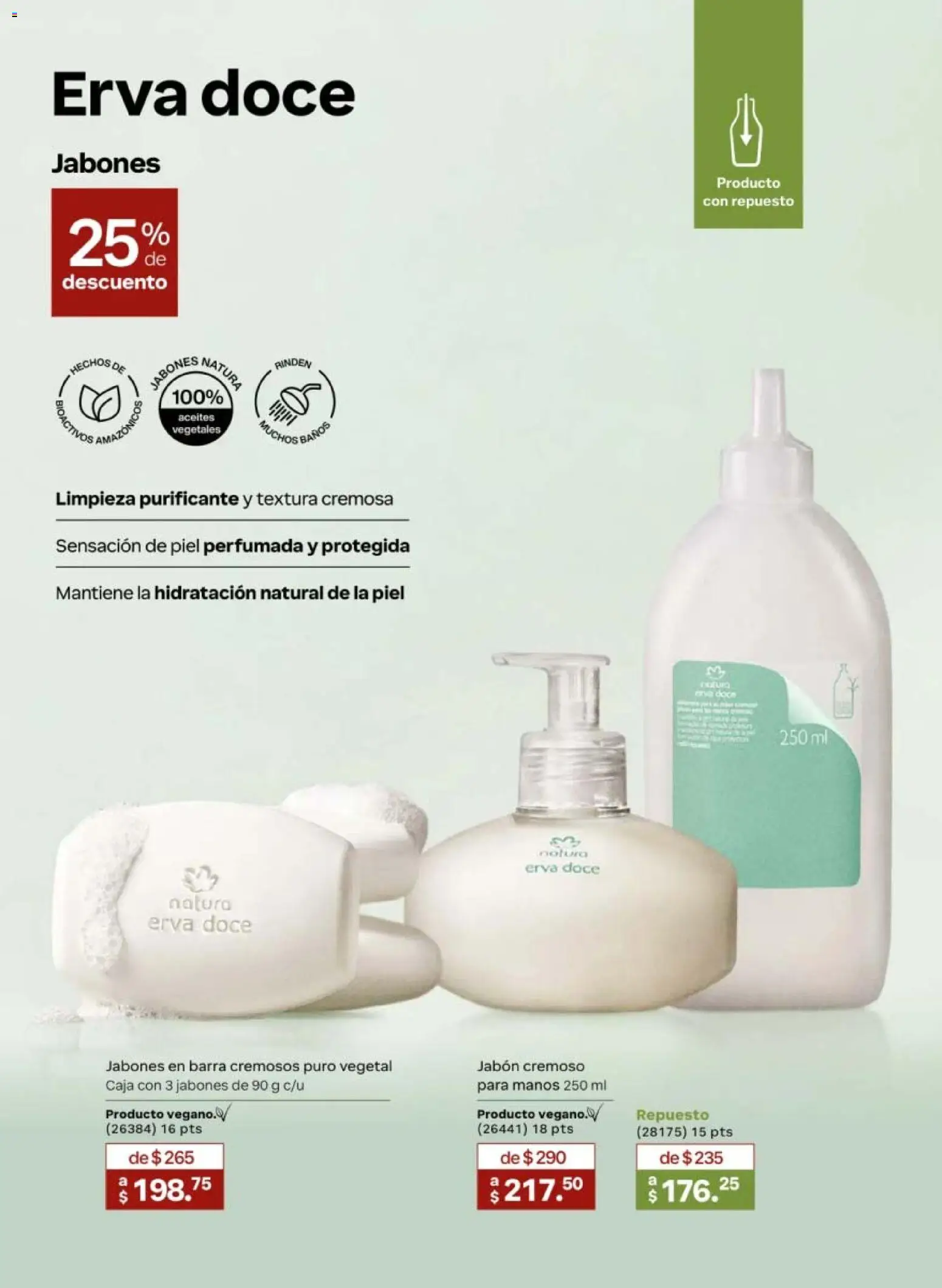 Nuevas ofertas de Natura válidas en toda la República Mexicana desde el 24.04.2026. ¡Encuentra las mejores ofertas en Natura campaña 7 2026! | Página: 150 | Productos: Barra, Caja, Jabón